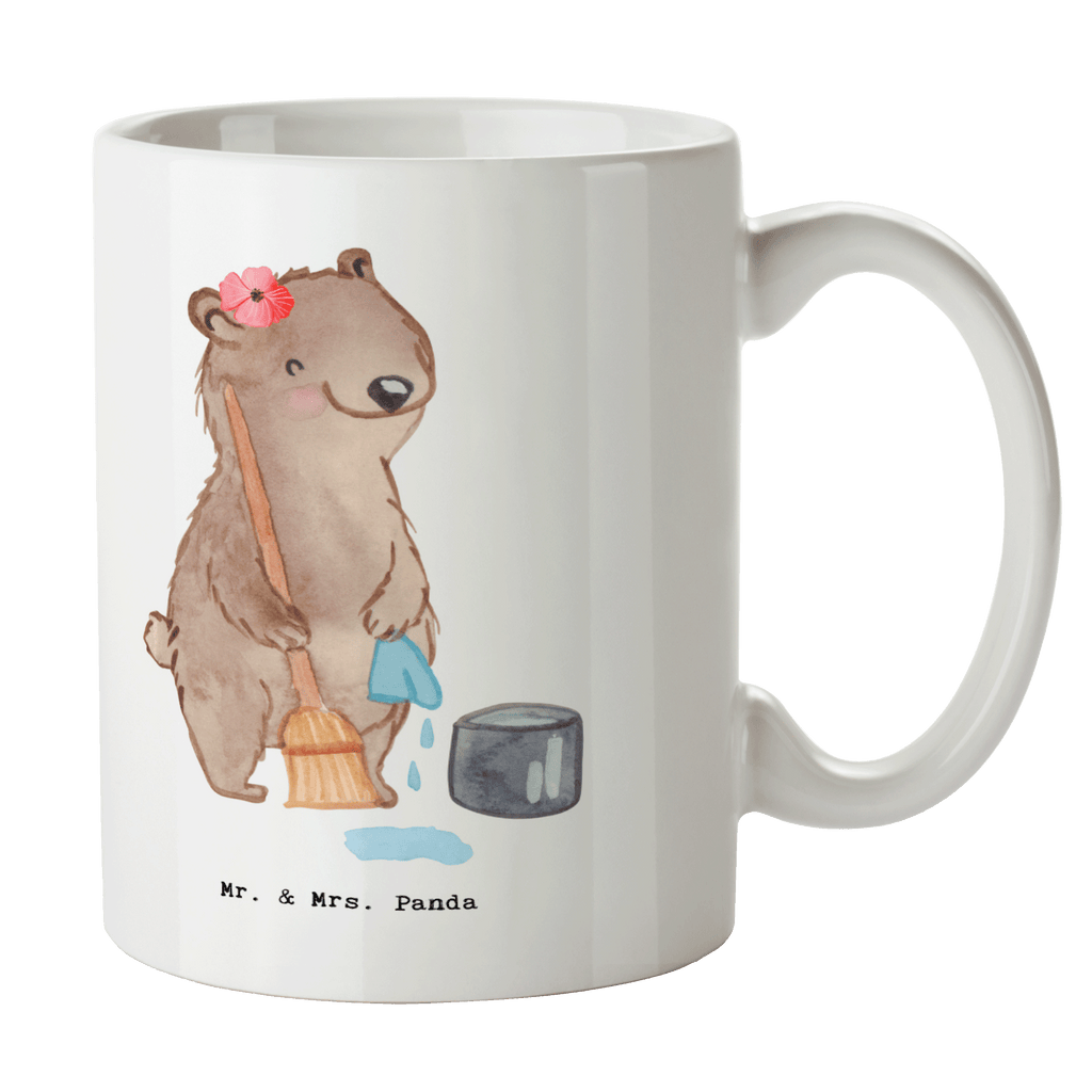 Tasse Reinigungskraft mit Herz Tasse, Kaffeetasse, Teetasse, Becher, Kaffeebecher, Teebecher, Keramiktasse, Porzellantasse, Büro Tasse, Geschenk Tasse, Tasse Sprüche, Tasse Motive, Kaffeetassen, Tasse bedrucken, Designer Tasse, Cappuccino Tassen, Schöne Teetassen, Beruf, Ausbildung, Jubiläum, Abschied, Rente, Kollege, Kollegin, Geschenk, Schenken, Arbeitskollege, Mitarbeiter, Firma, Danke, Dankeschön