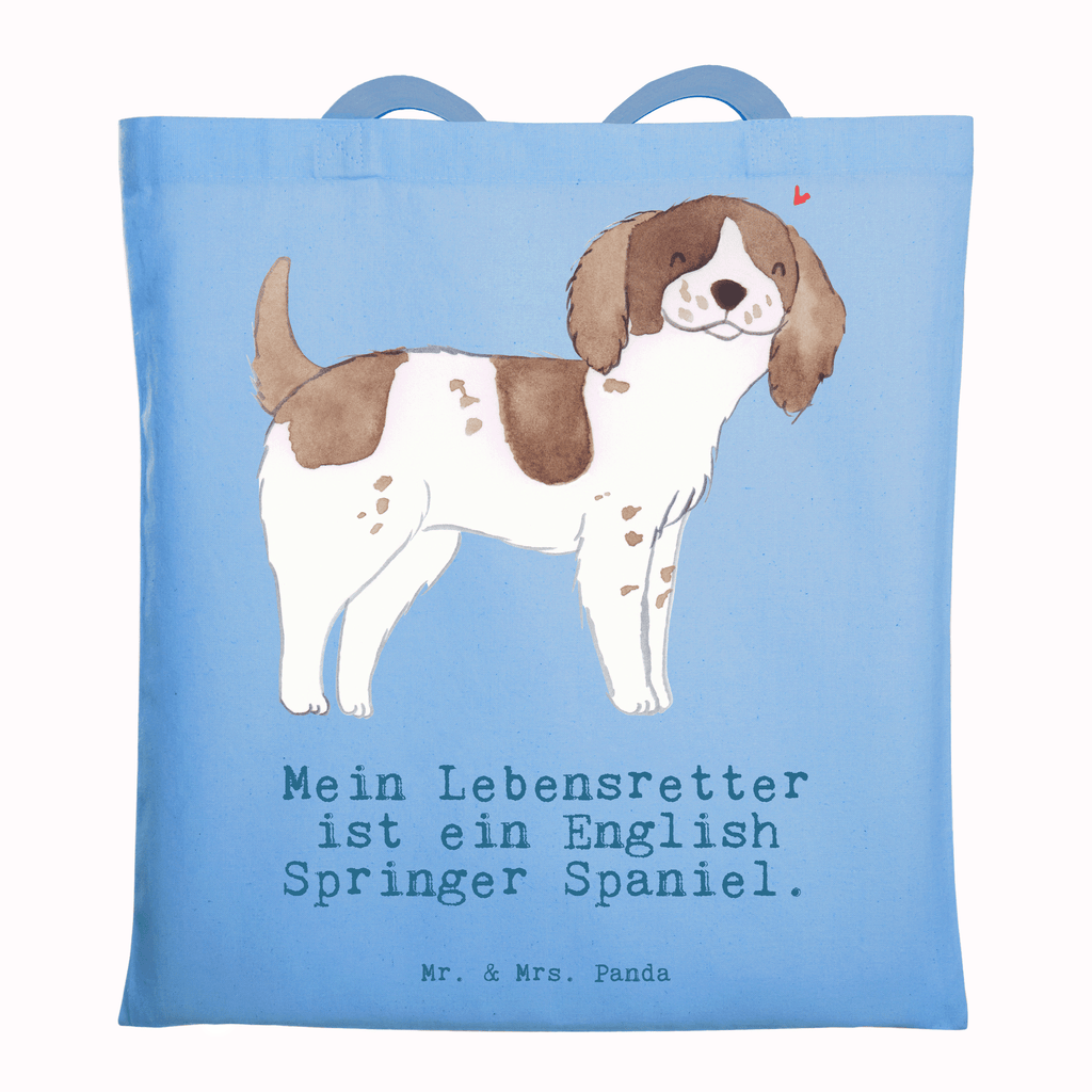 Tragetasche English Springer Spaniel Lebensretter Beuteltasche, Beutel, Einkaufstasche, Jutebeutel, Stoffbeutel, Tasche, Shopper, Umhängetasche, Strandtasche, Schultertasche, Stofftasche, Tragetasche, Badetasche, Jutetasche, Einkaufstüte, Laptoptasche, Hund, Hunderasse, Rassehund, Hundebesitzer, Geschenk, Tierfreund, Schenken, Welpe, English Springer Spaniel