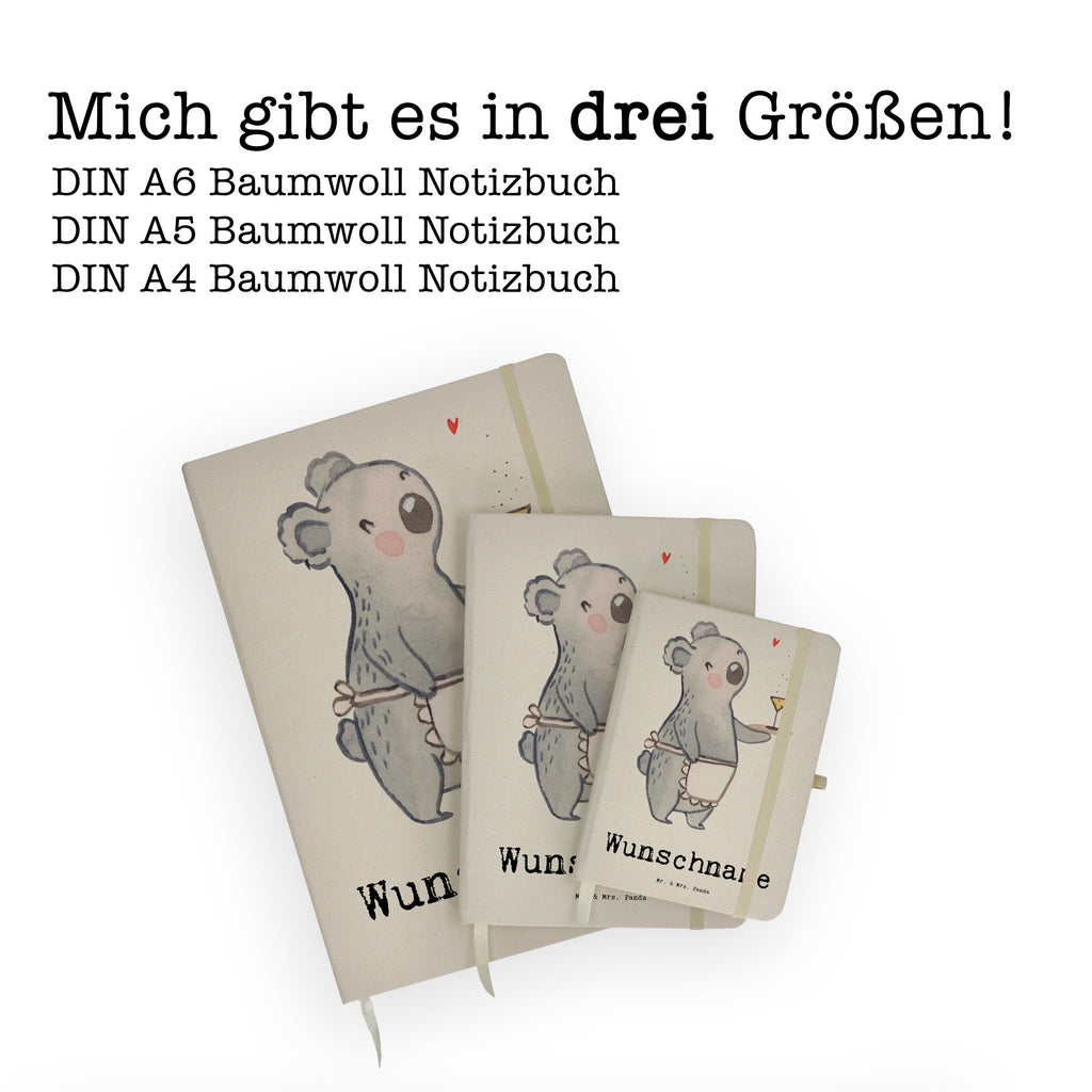 DIN A4 Personalisiertes Notizbuch Gastwirtin mit Herz Personalisiertes Notizbuch, Notizbuch mit Namen, Notizbuch bedrucken, Personalisierung, Namensbuch, Namen, Beruf, Ausbildung, Jubiläum, Abschied, Rente, Kollege, Kollegin, Geschenk, Schenken, Arbeitskollege, Mitarbeiter, Firma, Danke, Dankeschön, Kneipenwirtin, Gastwirtin, Gaststätte, Kneipe, Eröffnung, Barkeeperin, Rum, Bar