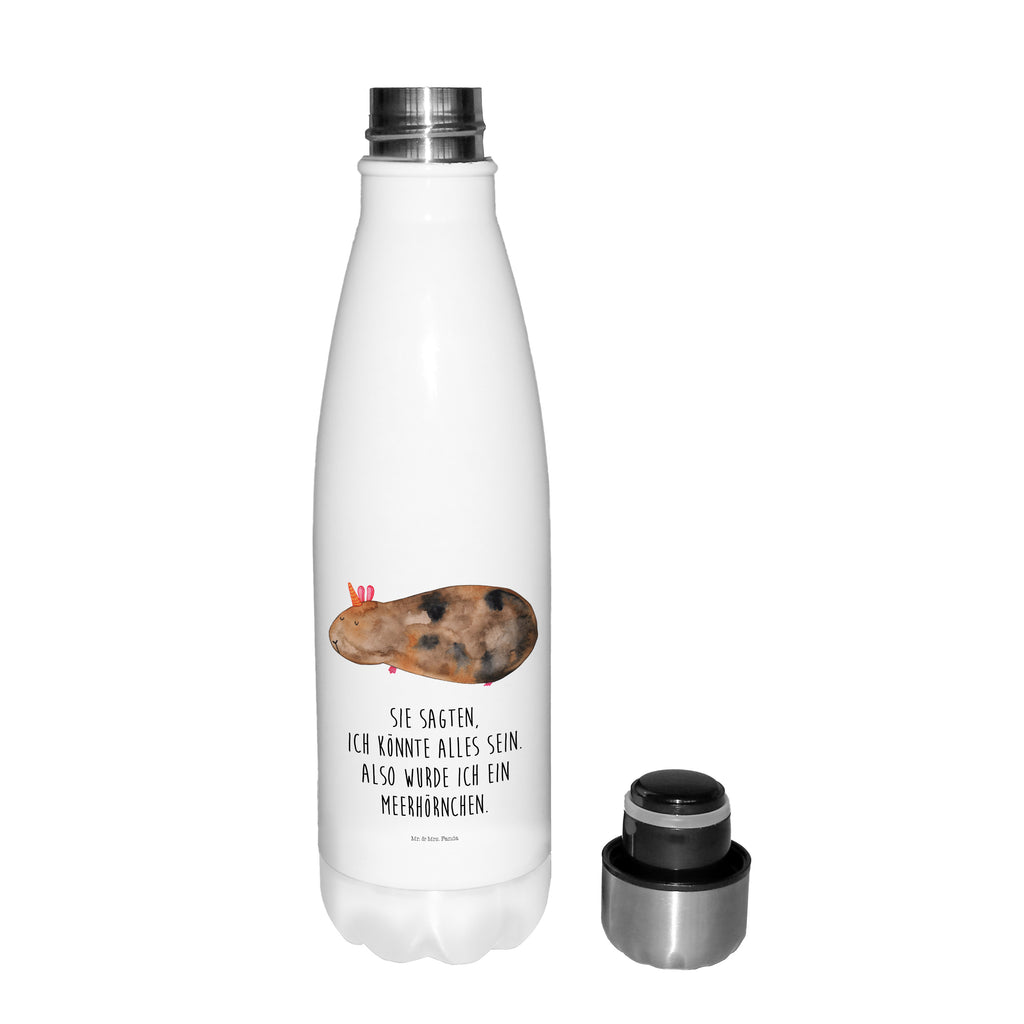 Thermosflasche Meerhörnchen Isolierflasche, Thermoflasche, Trinkflasche, Thermos, Edelstahl, Einhorn, Einhörner, Einhorn Deko, Pegasus, Unicorn, Meerhörnchen, Meericorn, Meerschwein, Meerschweinchen