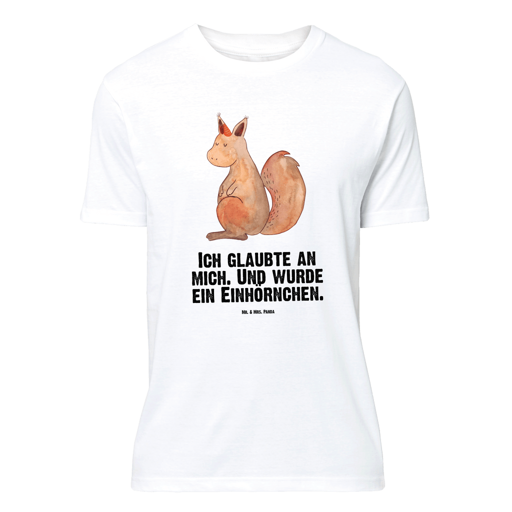 T-Shirt Standard Einhörnchen Glaube T-Shirt, Shirt, Tshirt, Lustiges T-Shirt, T-Shirt mit Spruch, Party, Junggesellenabschied, Jubiläum, Geburstag, Herrn, Damen, Männer, Frauen, Schlafshirt, Nachthemd, Sprüche, Einhorn, Einhörner, Einhorn Deko, Pegasus, Unicorn, Einhörnchen, Eichhörnchen, Eichhorn