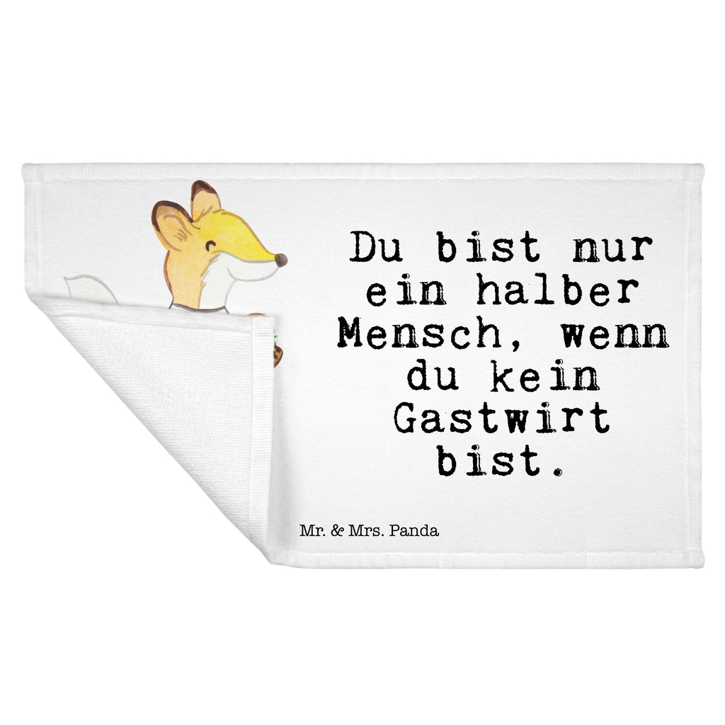 Handtuch Gastwirt mit Herz Gästetuch, Reisehandtuch, Sport Handtuch, Frottier, Kinder Handtuch, Beruf, Ausbildung, Jubiläum, Abschied, Rente, Kollege, Kollegin, Geschenk, Schenken, Arbeitskollege, Mitarbeiter, Firma, Danke, Dankeschön, Kneipenwirt, Gastwirt, Gaststätte, Kneipe, Eröffnung, Barkeeper, Bartender, Rum, Bar