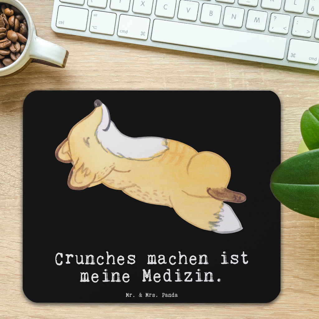 Mauspad Fuchs Crunches Medizin Mousepad, Computer zubehör, Büroausstattung, PC Zubehör, Arbeitszimmer, Mauspad, Einzigartiges Mauspad, Designer Mauspad, Mausunterlage, Mauspad Büro, Geschenk, Sport, Sportart, Hobby, Schenken, Danke, Dankeschön, Auszeichnung, Gewinn, Sportler, Crunches, Fitness, Bauchpressen, Fitnessstudio