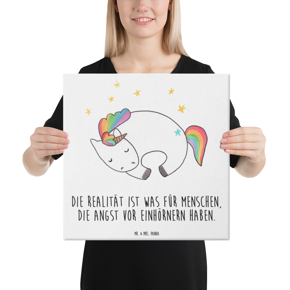 Leinwand Bild Einhorn Nacht Leinwand, Bild, Kunstdruck, Wanddeko, Dekoration, Einhorn, Einhörner, Einhorn Deko, Pegasus, Unicorn, Träume, Traum, unicorn, Realität, Menschen, Geschenk, Ruhe, Freundin