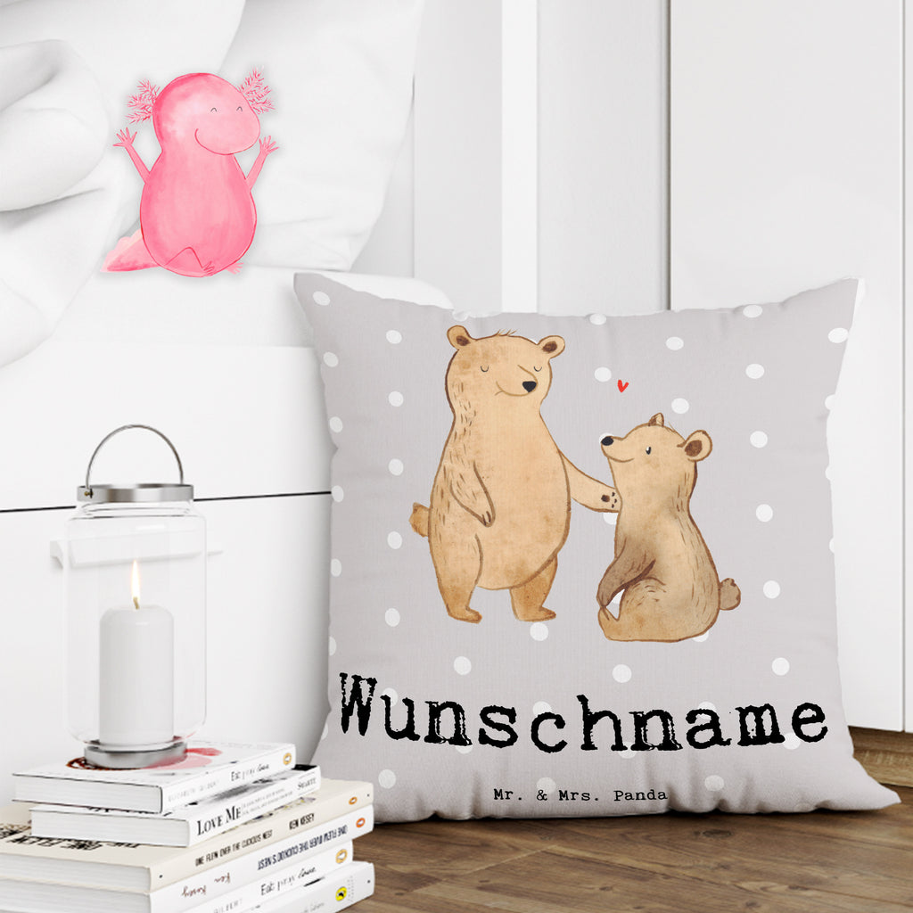 Personalisiertes Kissen Bär Bester Vati der Welt Kissen, personalisiert, Name, Wunschname, bedrucken, Kopfkissen, für, Dankeschön, Geschenk, Schenken, Geburtstag, Geburtstagsgeschenk, Geschenkidee, Danke, Bedanken, Mitbringsel, Freude machen, Geschenktipp, Vater, Papa, Dad, Daddy, Paps, Papi, Vati, Eltern, Geschenk Vater, Mann, Familie, Bester, Kleinigkeit