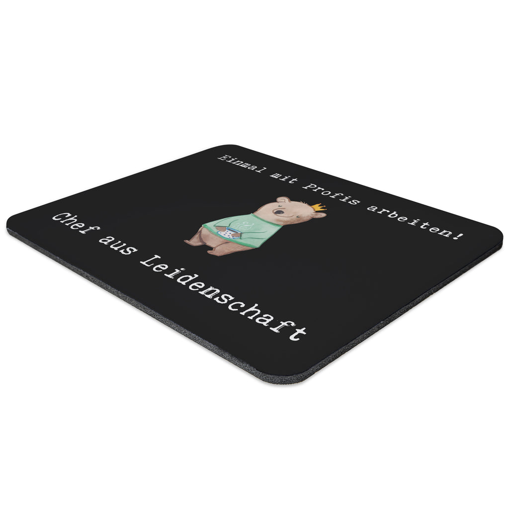 Mauspad Chef aus Leidenschaft Mousepad, Computer zubehör, Büroausstattung, PC Zubehör, Arbeitszimmer, Mauspad, Einzigartiges Mauspad, Designer Mauspad, Mausunterlage, Mauspad Büro, Beruf, Ausbildung, Jubiläum, Abschied, Rente, Kollege, Kollegin, Geschenk, Schenken, Arbeitskollege, Mitarbeiter, Firma, Danke, Dankeschön, CEO, Chef, Führungskraft, Geschäftsinhaber, Firmeninhaber, Unternehmensinhaber, Direktor, Leiter