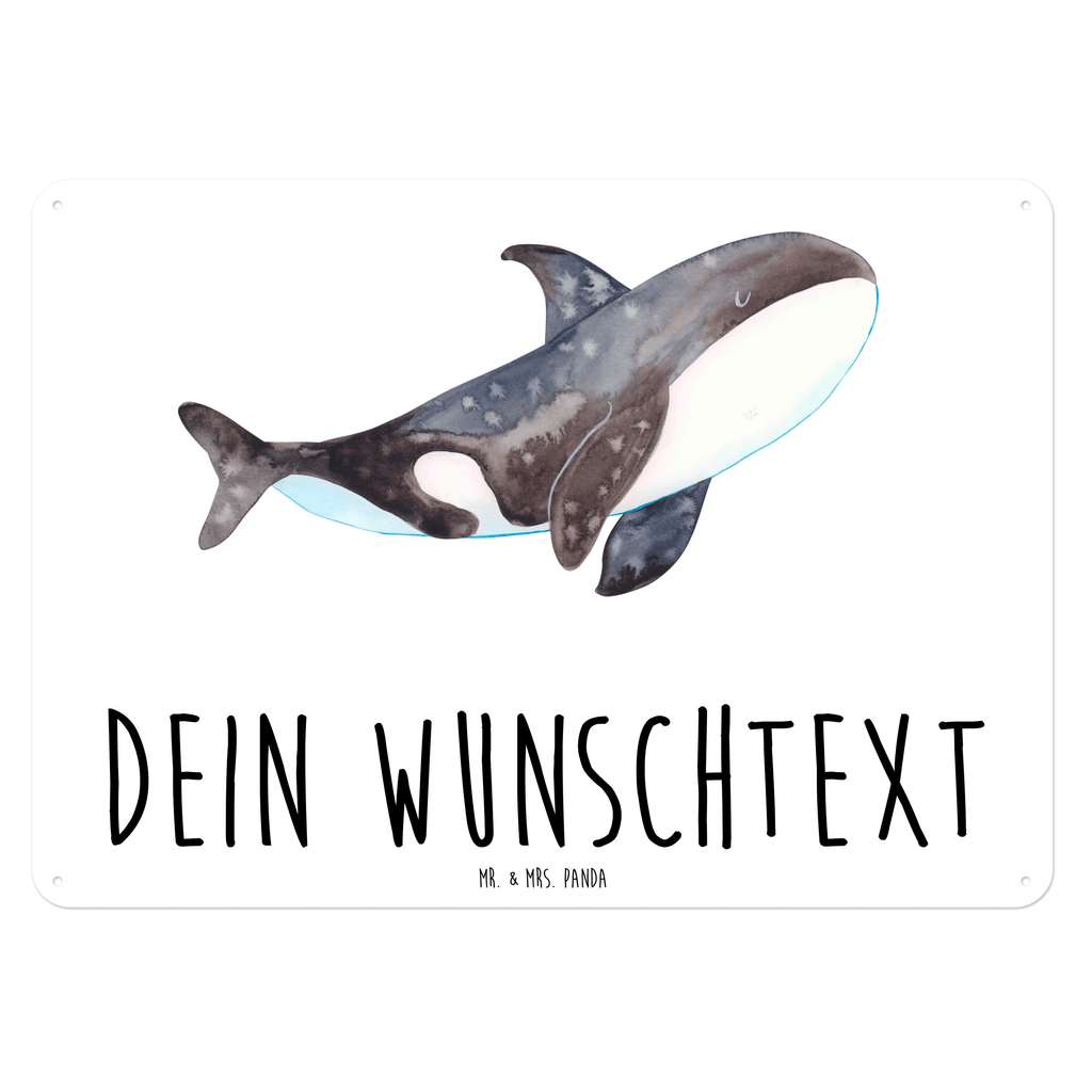 Personalisiertes Blechschild Orca Blechschild, Metallschild, Geschenk Schild, Schild, Magnet-Metall-Schild, Deko Schild, Wandschild, Wand-Dekoration, Türschild, Meerestiere, Meer, Urlaub, Orca, Orcas, Killerwal, Wal, Möglichkeiten, Büro, Arbeit, Motivation, Selbstliebe, Neustart, Startup