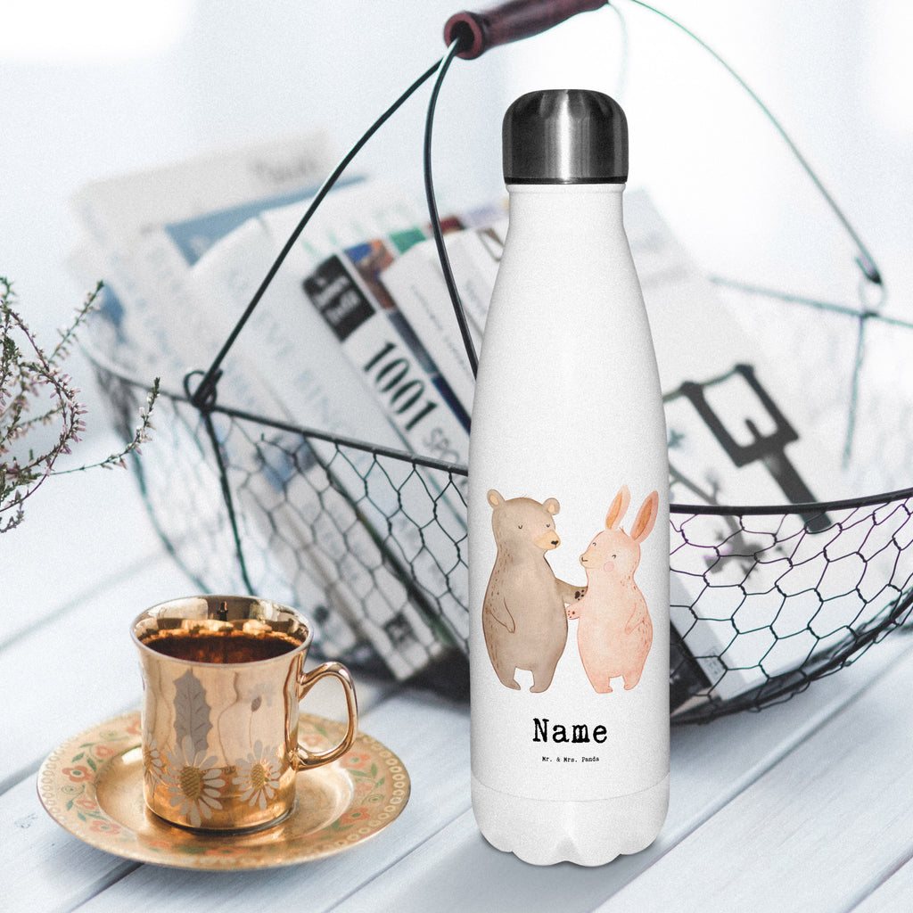 Personalisierte Thermosflasche Hase Beste Freunde der Welt Personalisierte Isolierflasche, Personalisierte Thermoflasche, Personalisierte Trinkflasche, Trinkflasche Mit Namen, Wunschname, Bedrucken, Namensflasche, für, Dankeschön, Geschenk, Schenken, Geburtstag, Geburtstagsgeschenk, Geschenkidee, Danke, Bedanken, Mitbringsel, Freude machen, Geschenktipp, Freunde, best friends, Freundschaft, Freundin, Freund, Clique, Kumpel, bae, bff