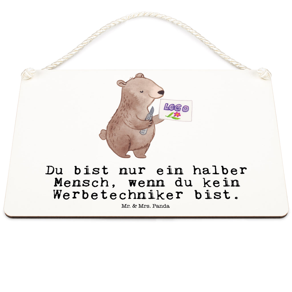 Deko Schild Werbetechniker mit Herz Dekoschild, Deko Schild, Schild, Tür Schild, Türschild, Holzschild, Wandschild, Wanddeko, Beruf, Ausbildung, Jubiläum, Abschied, Rente, Kollege, Kollegin, Geschenk, Schenken, Arbeitskollege, Mitarbeiter, Firma, Danke, Dankeschön