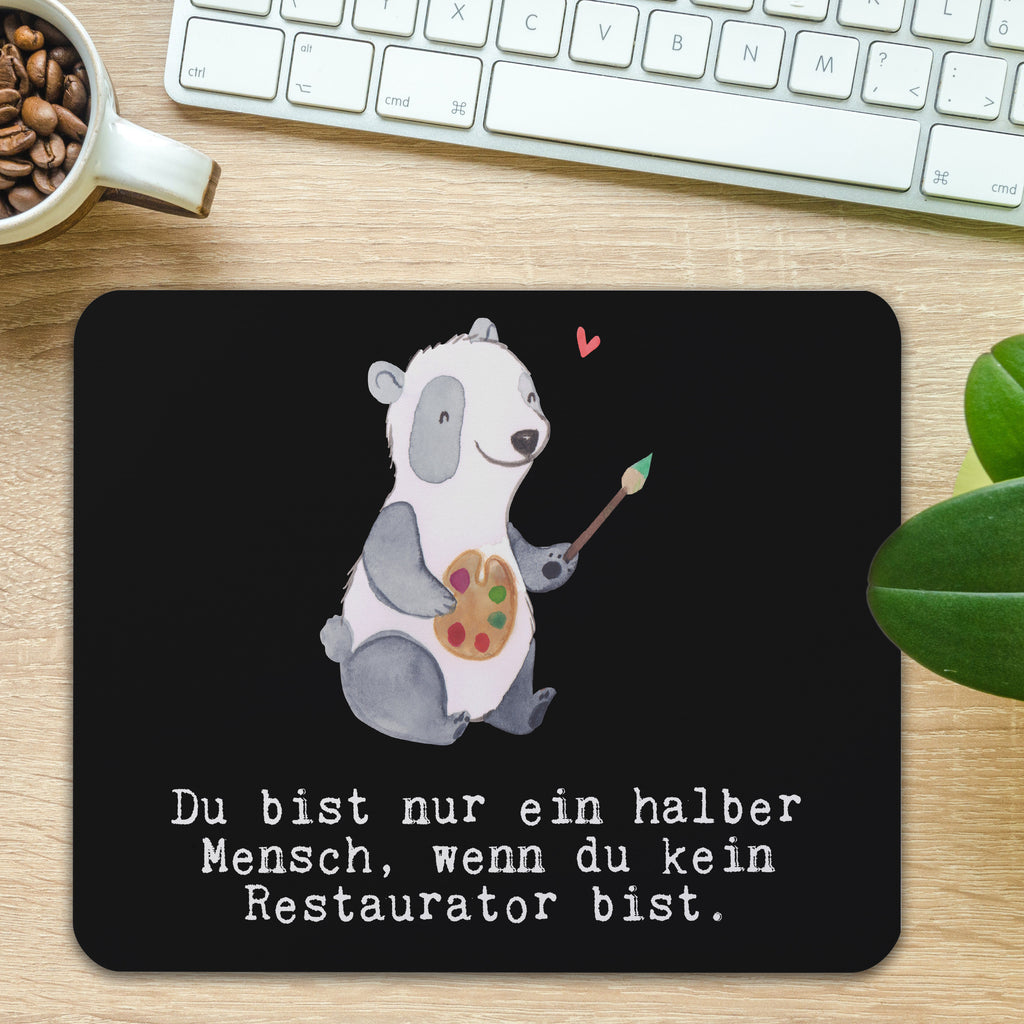 Mauspad Restaurator mit Herz Mousepad, Computer zubehör, Büroausstattung, PC Zubehör, Arbeitszimmer, Mauspad, Einzigartiges Mauspad, Designer Mauspad, Mausunterlage, Mauspad Büro, Beruf, Ausbildung, Jubiläum, Abschied, Rente, Kollege, Kollegin, Geschenk, Schenken, Arbeitskollege, Mitarbeiter, Firma, Danke, Dankeschön