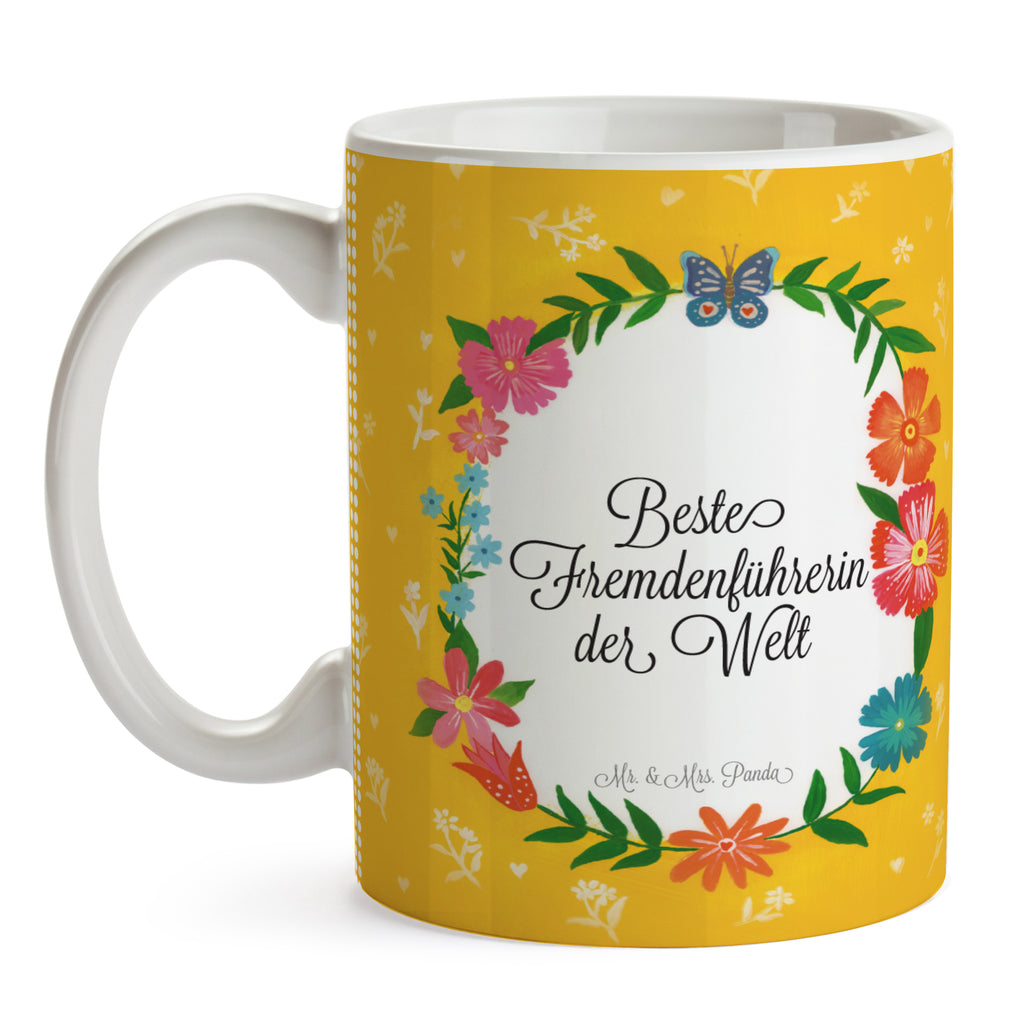 Tasse Design Frame Happy Girls Fremdenführerin Tasse, Kaffeetasse, Teetasse, Becher, Kaffeebecher, Teebecher, Keramiktasse, Porzellantasse, Büro Tasse, Geschenk Tasse, Tasse Sprüche, Tasse Motive, Kaffeetassen, Tasse bedrucken, Designer Tasse, Cappuccino Tassen, Schöne Teetassen, Geschenk