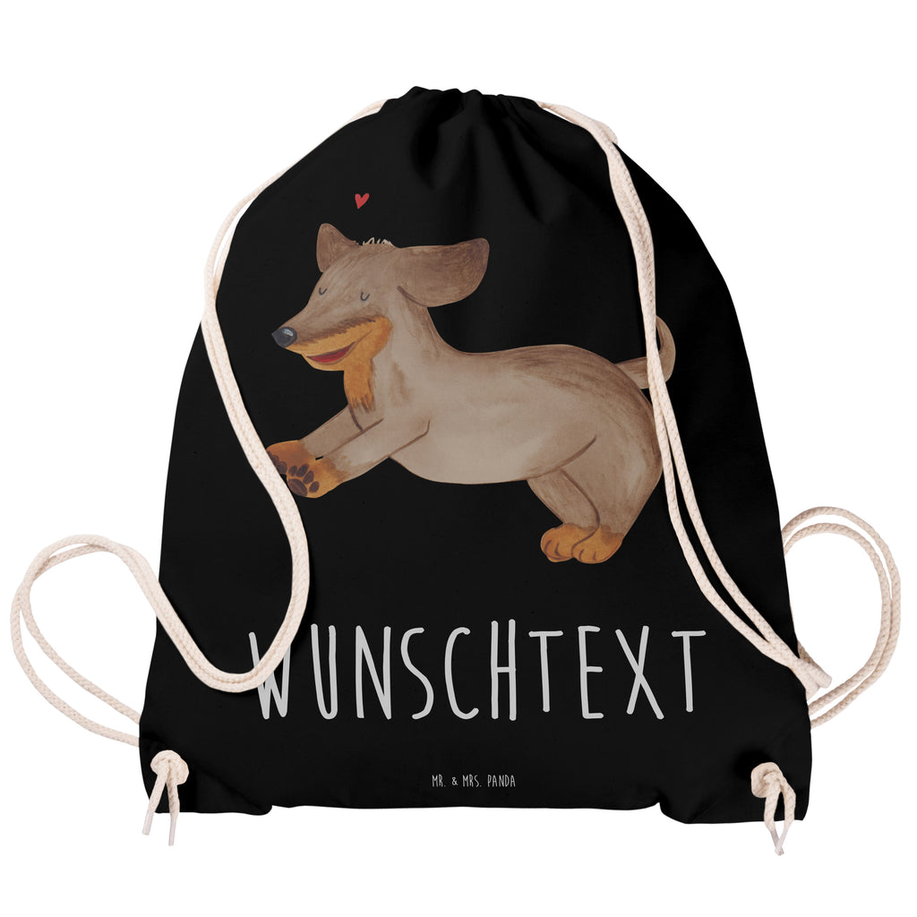 Personalisierter Sportbeutel Hund Dackel fröhlich Personalisierter Sportbeutel, Personalisierter Beutel, Personalisierte Sporttasche, Personalisierter Tasche, Personalisierter Stoffbeutel, Personalisierter Sportbeutel Kinder, Sportbeutel mit Namen, Turnbeutel mit Namen, Beutel mit Namen, Sporttasche mit Namen, Tasche mit Namen, Stoffbeutel mit Namen, Sportbeutel Kinder mit Namen, Wunschtext, Wunschnamen, Personalisierbar, Personalisierung, Hund, Hundemotiv, Haustier, Hunderasse, Tierliebhaber, Hundebesitzer, Sprüche, Hunde, Dackel, Dachshund, happy dog