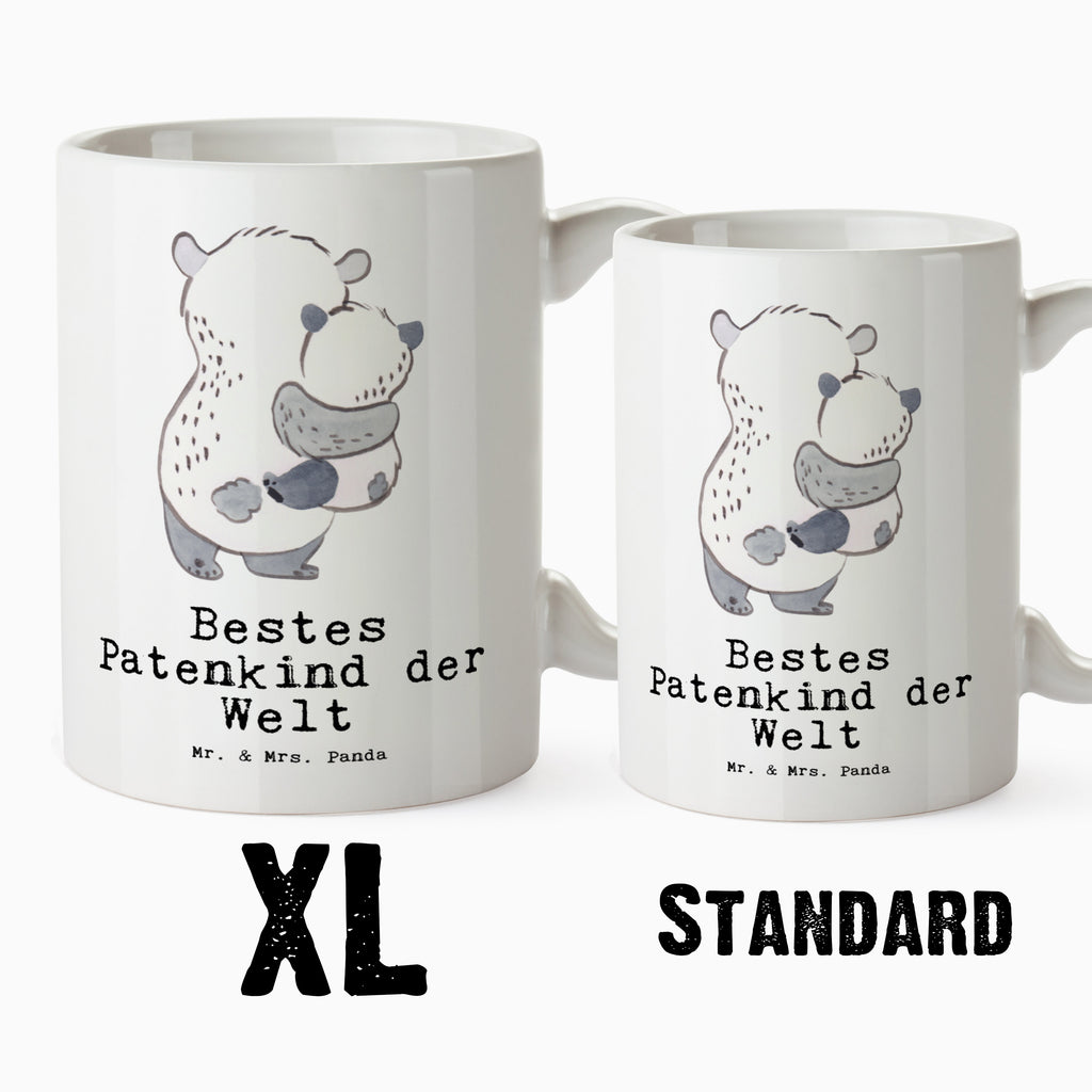 XL Tasse Panda Bestes Patenkind der Welt XL Tasse, Große Tasse, Grosse Kaffeetasse, XL Becher, XL Teetasse, spülmaschinenfest, Jumbo Tasse, Groß, für, Dankeschön, Geschenk, Schenken, Geburtstag, Geburtstagsgeschenk, Geschenkidee, Danke, Bedanken, Mitbringsel, Freude machen, Geschenktipp, Patenkind, Paten Kind, Pate, Taufe, Taufgeschenk, Patenonkel, Patentante, Tauffeier, Täufling, Nichte, Neffe