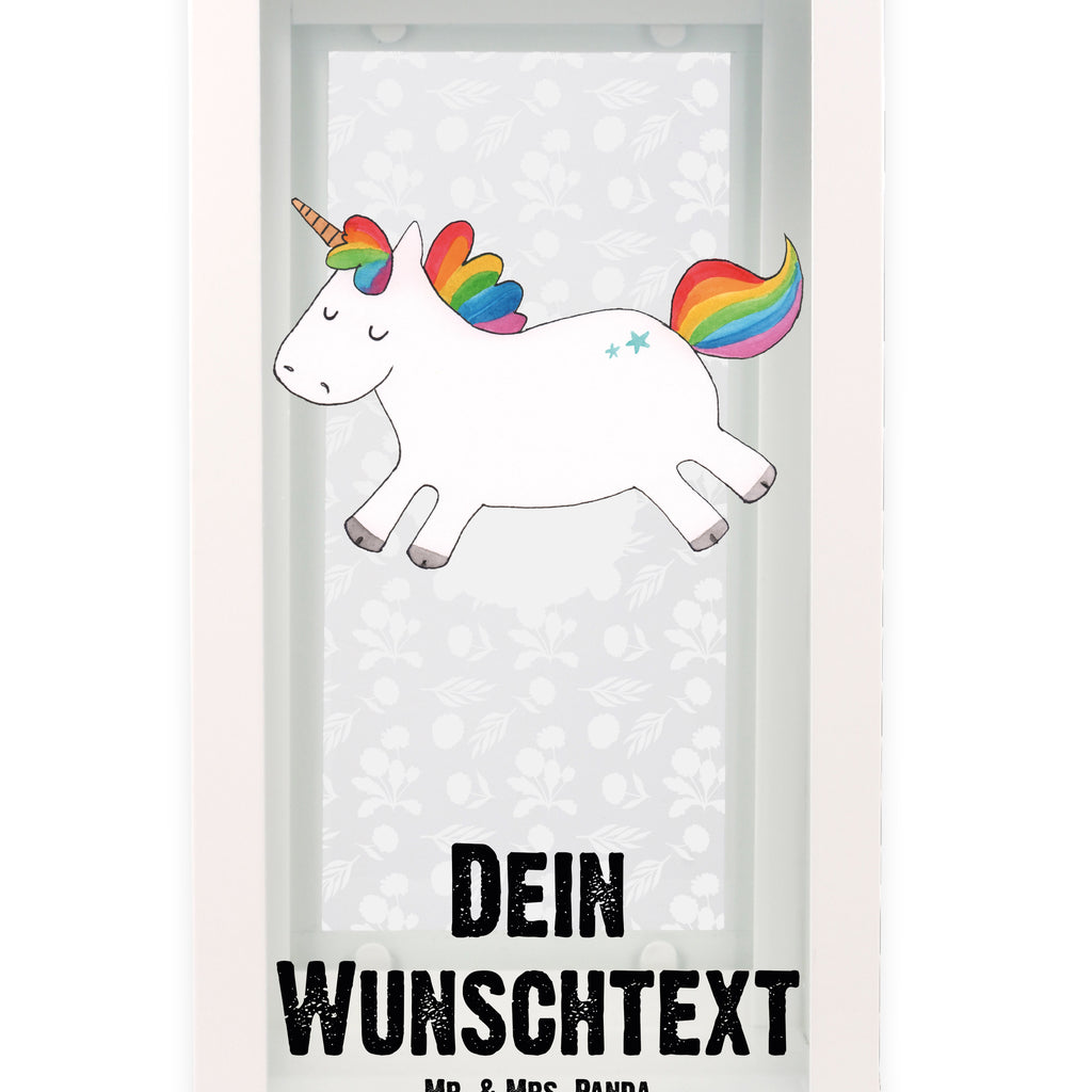 Personalisierte Deko Laterne Einhorn Happy Gartenlampe, Gartenleuchte, Gartendekoration, Gartenlicht, Laterne kleine Laternen, XXL Laternen, Laterne groß, Einhorn, Einhörner, Einhorn Deko, Pegasus, Unicorn, glücklich, fröhlich, Spaß, Freude, Lebensfreude, witzig, spannend, Lächeln, Lachen