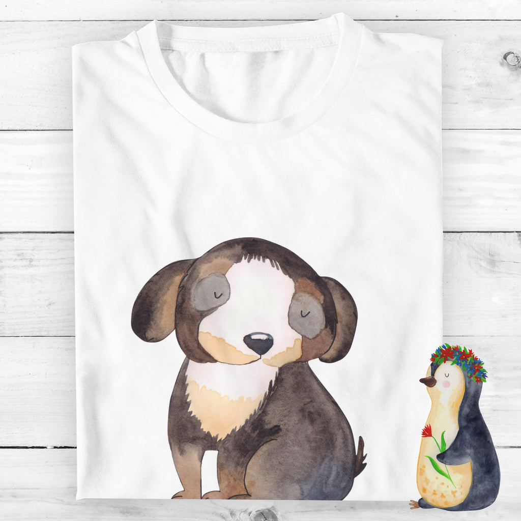 T-Shirt Standard Hund entspannt T-Shirt, Shirt, Tshirt, Lustiges T-Shirt, T-Shirt mit Spruch, Party, Junggesellenabschied, Jubiläum, Geburstag, Herrn, Damen, Männer, Frauen, Schlafshirt, Nachthemd, Sprüche, Hund, Hundemotiv, Haustier, Hunderasse, Tierliebhaber, Hundebesitzer, schwarzer Hund, Hundeliebe, Liebe, Hundeglück