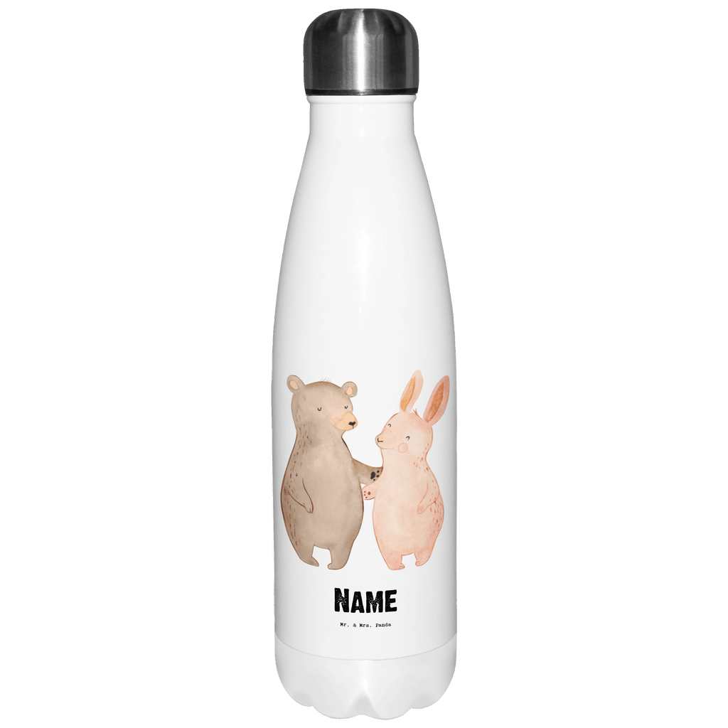 Personalisierte Thermosflasche Hase Beste Freundschaft der Welt Personalisierte Isolierflasche, Personalisierte Thermoflasche, Personalisierte Trinkflasche, Trinkflasche Mit Namen, Wunschname, Bedrucken, Namensflasche, für, Dankeschön, Geschenk, Schenken, Geburtstag, Geburtstagsgeschenk, Geschenkidee, Danke, Bedanken, Mitbringsel, Freude machen, Geschenktipp, Freundschaft, Freunde, Freunde fürs Leben, best friends, Freundin, Freund, Clique, Kumpel, bae, bff