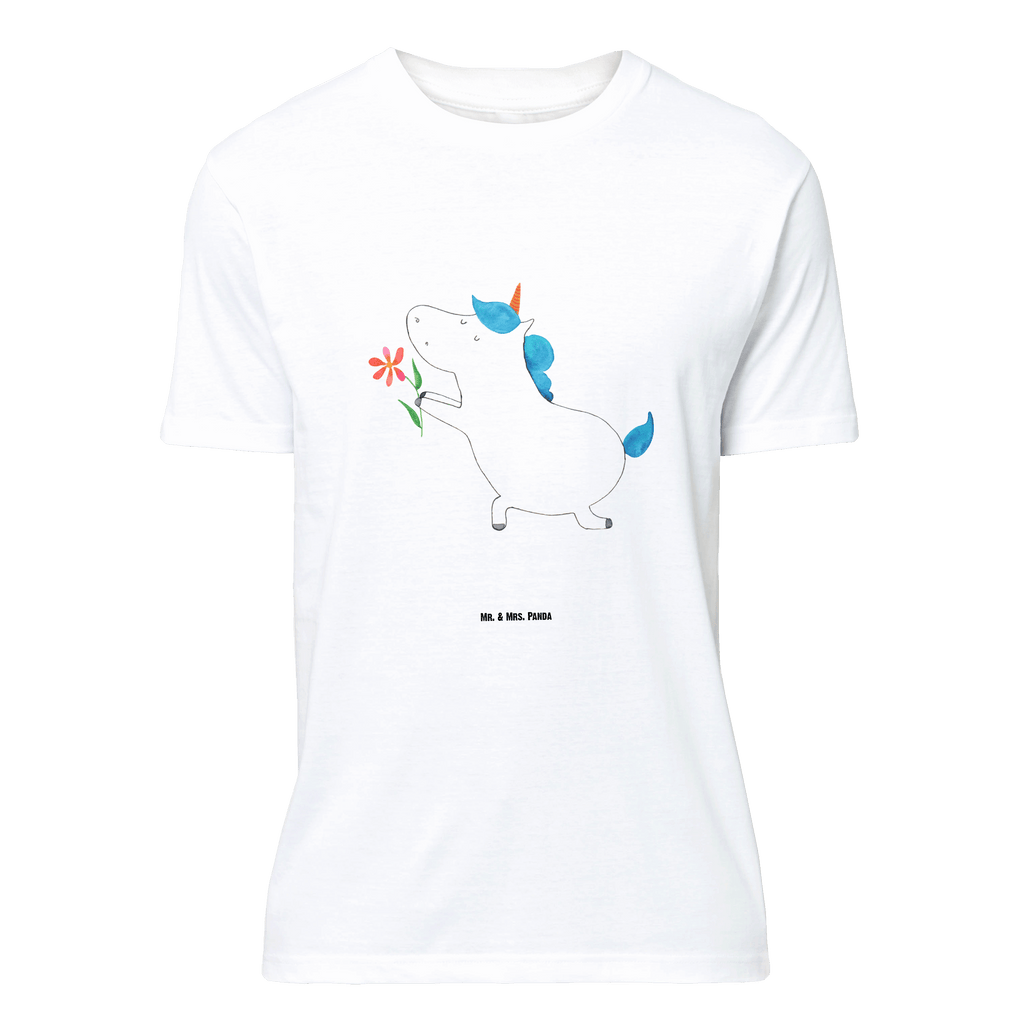 T-Shirt Standard Einhorn Blume T-Shirt, Shirt, Tshirt, Lustiges T-Shirt, T-Shirt mit Spruch, Party, Junggesellenabschied, Jubiläum, Geburstag, Herrn, Damen, Männer, Frauen, Schlafshirt, Nachthemd, Sprüche, Einhorn, Einhörner, Einhorn Deko, Pegasus, Unicorn, Liebe, Liebesbeweis, Antrag, Heiratsantrag, Verlobung, Ehepaar, Pärchen, Partner, Freund, Freundin, Ehe, heiraten