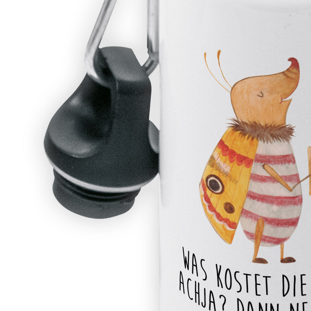 Kindertrinkflasche Nachtfalter mit Fähnchen Kindertrinkflasche, Kinder Trinkflasche, Trinkflasche, Flasche, Kinderflasche, Kinder, Kids, Kindergarten Flasche, Grundschule, Jungs, Mädchen, Tiermotive, Gute Laune, lustige Sprüche, Tiere, Nachtfalter, Käfer, Spruch lustig, Spruch witzig, süß, niedlich, Küche Deko, Was kostet die Welt