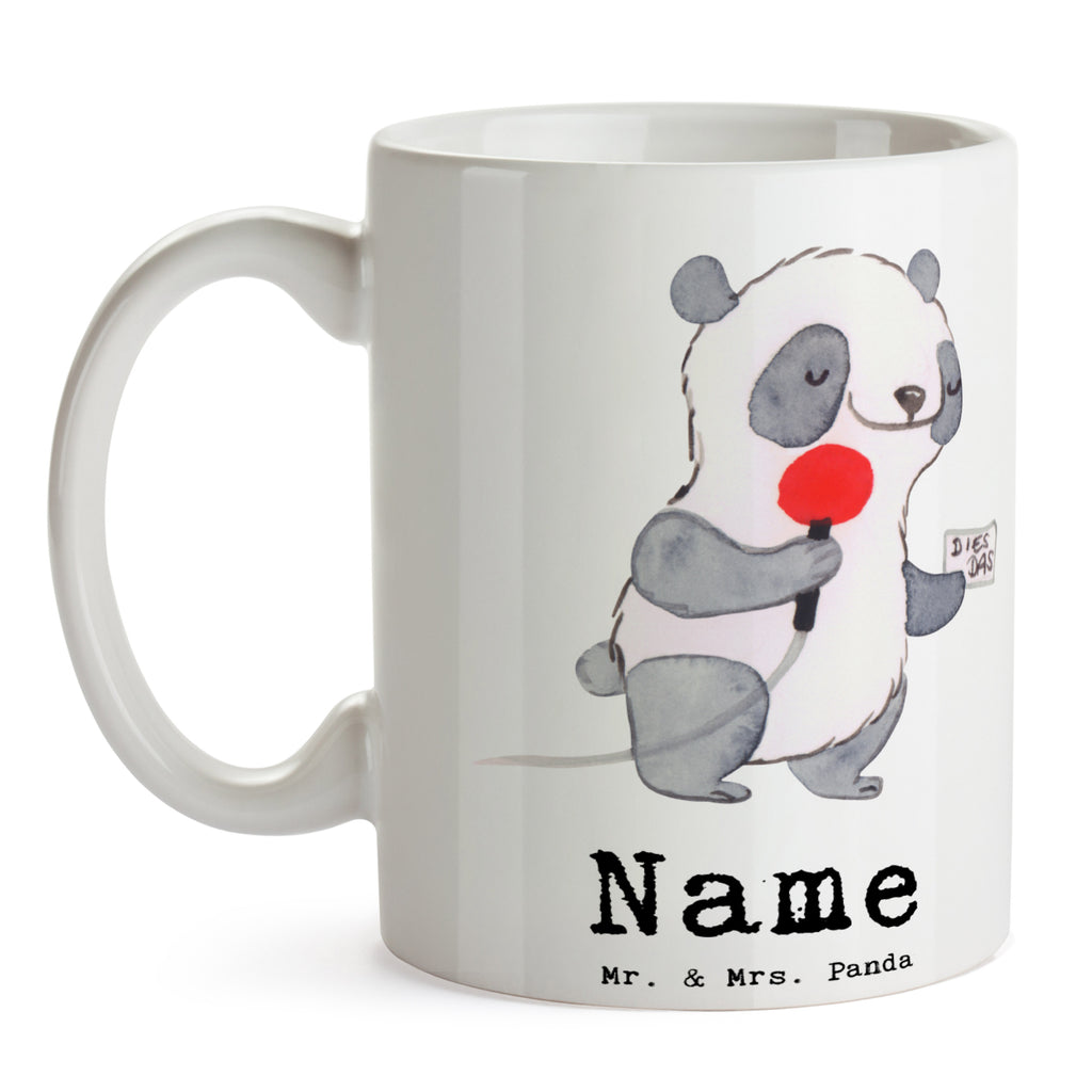 Personalisierte Tasse Pressesprecher mit Herz Personalisierte Tasse, Namenstasse, Wunschname, Personalisiert, Tasse, Namen, Drucken, Tasse mit Namen, Beruf, Ausbildung, Jubiläum, Abschied, Rente, Kollege, Kollegin, Geschenk, Schenken, Arbeitskollege, Mitarbeiter, Firma, Danke, Dankeschön