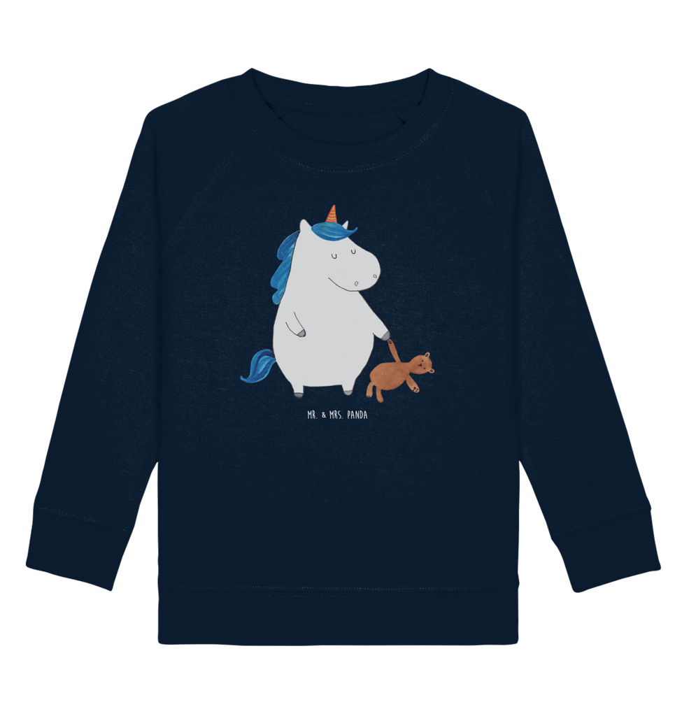 Organic Kinder Pullover Einhorn Teddy Kinder Pullover, Kinder Sweatshirt, Jungen, Mädchen, Einhorn, Einhörner, Einhorn Deko, Pegasus, Unicorn, schlafen, gute Nacht, Single, Bett, Träumen, Freundin, Singleleben