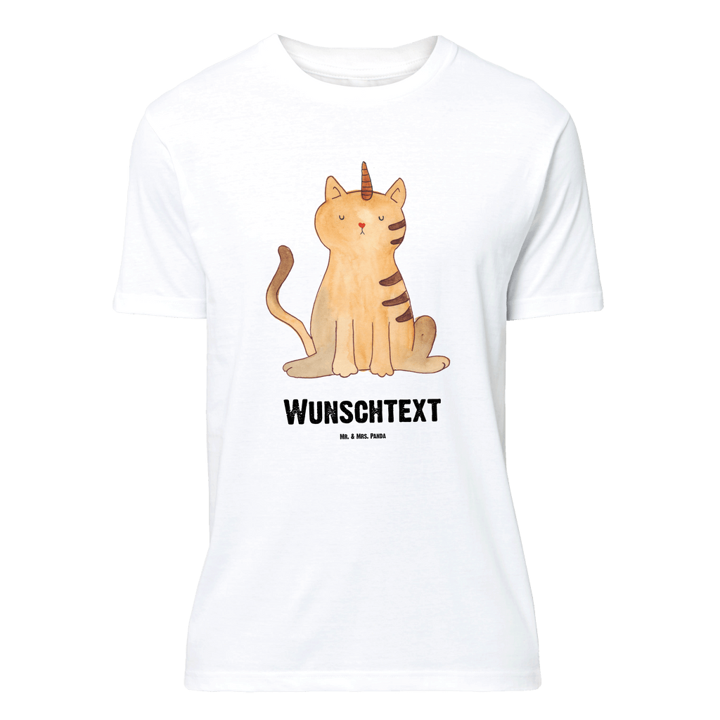 Personalisiertes T-Shirt Einhorn Katze T-Shirt Personalisiert, T-Shirt mit Namen, T-Shirt mit Aufruck, Männer, Frauen, Wunschtext, Bedrucken, Einhorn, Einhörner, Einhorn Deko, Pegasus, Unicorn, Katzer, Mieze, Regenbogen, Glitzer, Einhornpower, Erwachsenwerden, Katze, Katzenhorn, Einhornkatze, Kittyhorn