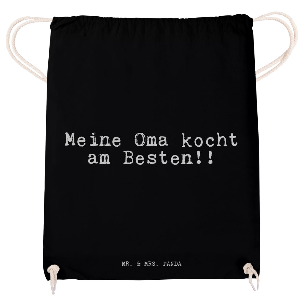 Sportbeutel Meine Oma kocht am... Sportbeutel, Turnbeutel, Beutel, Sporttasche, Tasche, Stoffbeutel, Sportbeutel Kinder, Gymsack, Beutel Rucksack, Kleine Sporttasche, Sportzubehör, Turnbeutel Baumwolle, Spruch, Sprüche, lustige Sprüche, Weisheiten, Zitate, Spruch Geschenke, Spruch Sprüche Weisheiten Zitate Lustig Weisheit Worte