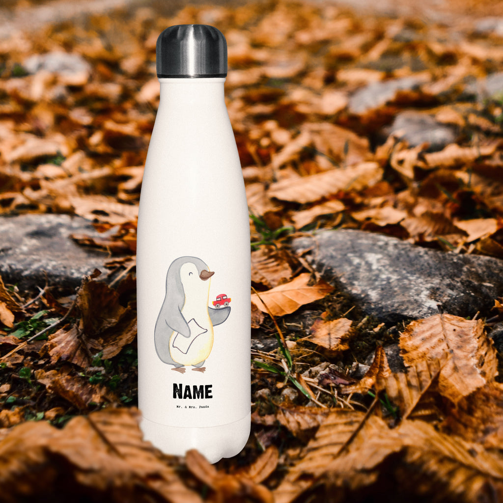 Personalisierte Thermosflasche Autohändler mit Herz Personalisierte Isolierflasche, Personalisierte Thermoflasche, Personalisierte Trinkflasche, Trinkflasche Mit Namen, Wunschname, Bedrucken, Namensflasche, Beruf, Ausbildung, Jubiläum, Abschied, Rente, Kollege, Kollegin, Geschenk, Schenken, Arbeitskollege, Mitarbeiter, Firma, Danke, Dankeschön, Autohändler, Eröffnung Autohaus, Autohandel, Gebrauchtwagenhändler, Autoverkäufer