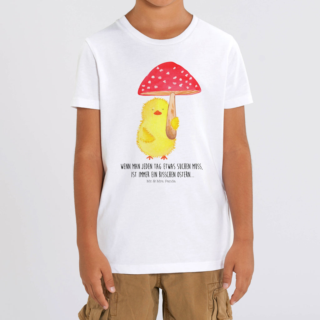 Organic Kinder T-Shirt Küken Fliegenpilz Kinder T-Shirt, Kinder T-Shirt Mädchen, Kinder T-Shirt Jungen, Ostern, Osterhase, Ostergeschenke, Osternest, Osterdeko, Geschenke zu Ostern, Ostern Geschenk, Ostergeschenke Kinder, Ostern Kinder, Küken, Fliegenpilz, Glückspilz, Frohe Ostern, Ostergrüße