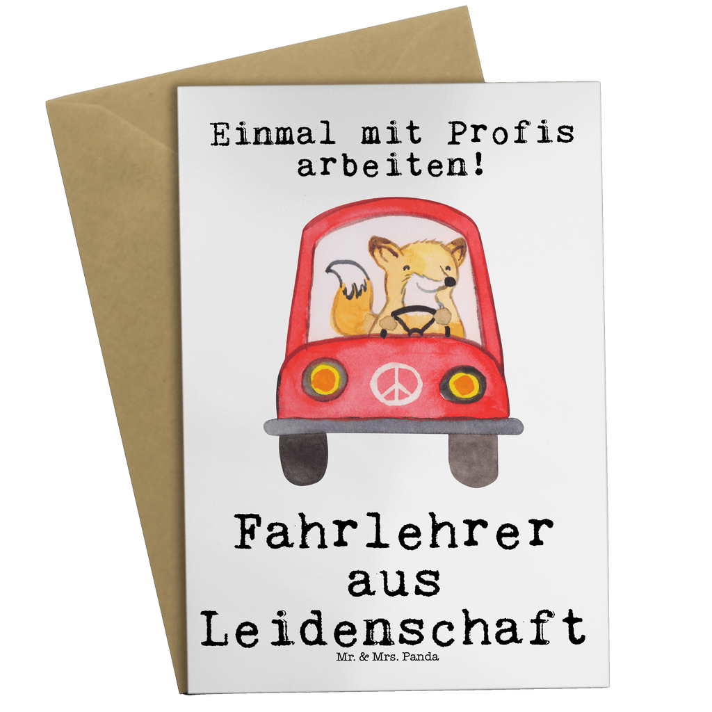 Grußkarte Fahrlehrer aus Leidenschaft Grußkarte, Klappkarte, Einladungskarte, Glückwunschkarte, Hochzeitskarte, Geburtstagskarte, Karte, Ansichtskarten, Beruf, Ausbildung, Jubiläum, Abschied, Rente, Kollege, Kollegin, Geschenk, Schenken, Arbeitskollege, Mitarbeiter, Firma, Danke, Dankeschön, Fahrlehrer, Fahrschule, Fahrschullehrer