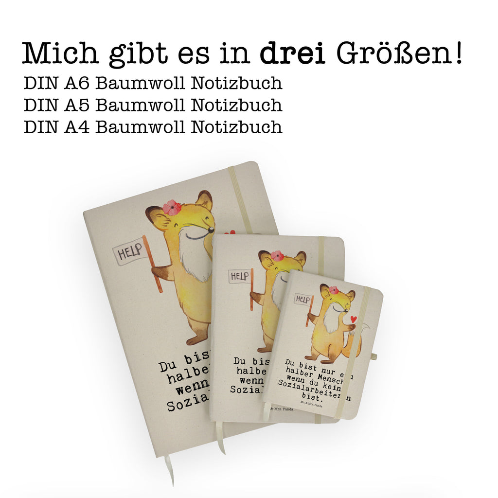 Baumwoll Notizbuch Sozialarbeiterin mit Herz Notizen, Eintragebuch, Tagebuch, Notizblock, Adressbuch, Journal, Kladde, Skizzenbuch, Notizheft, Schreibbuch, Schreibheft, Beruf, Ausbildung, Jubiläum, Abschied, Rente, Kollege, Kollegin, Geschenk, Schenken, Arbeitskollege, Mitarbeiter, Firma, Danke, Dankeschön