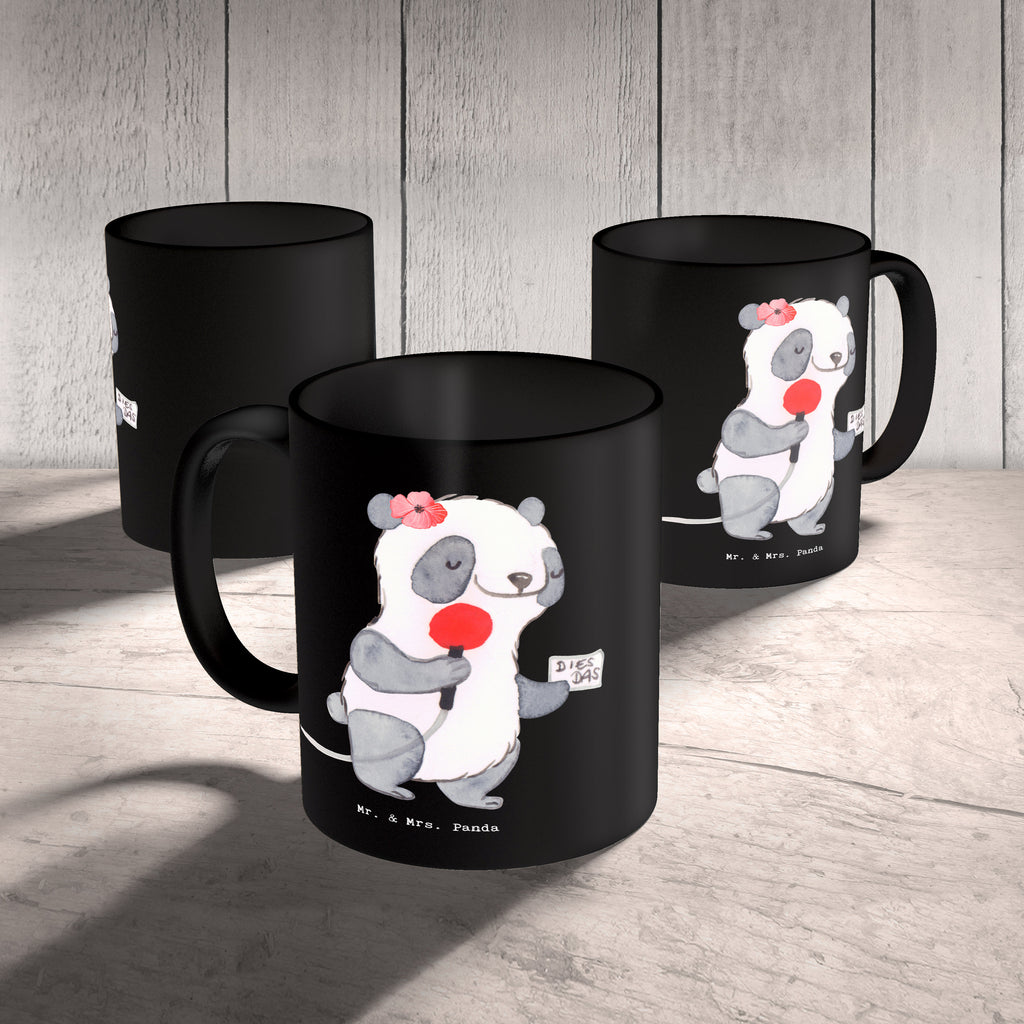 Tasse Reporterin mit Herz Tasse, Kaffeetasse, Teetasse, Becher, Kaffeebecher, Teebecher, Keramiktasse, Porzellantasse, Büro Tasse, Geschenk Tasse, Tasse Sprüche, Tasse Motive, Kaffeetassen, Tasse bedrucken, Designer Tasse, Cappuccino Tassen, Schöne Teetassen, Beruf, Ausbildung, Jubiläum, Abschied, Rente, Kollege, Kollegin, Geschenk, Schenken, Arbeitskollege, Mitarbeiter, Firma, Danke, Dankeschön