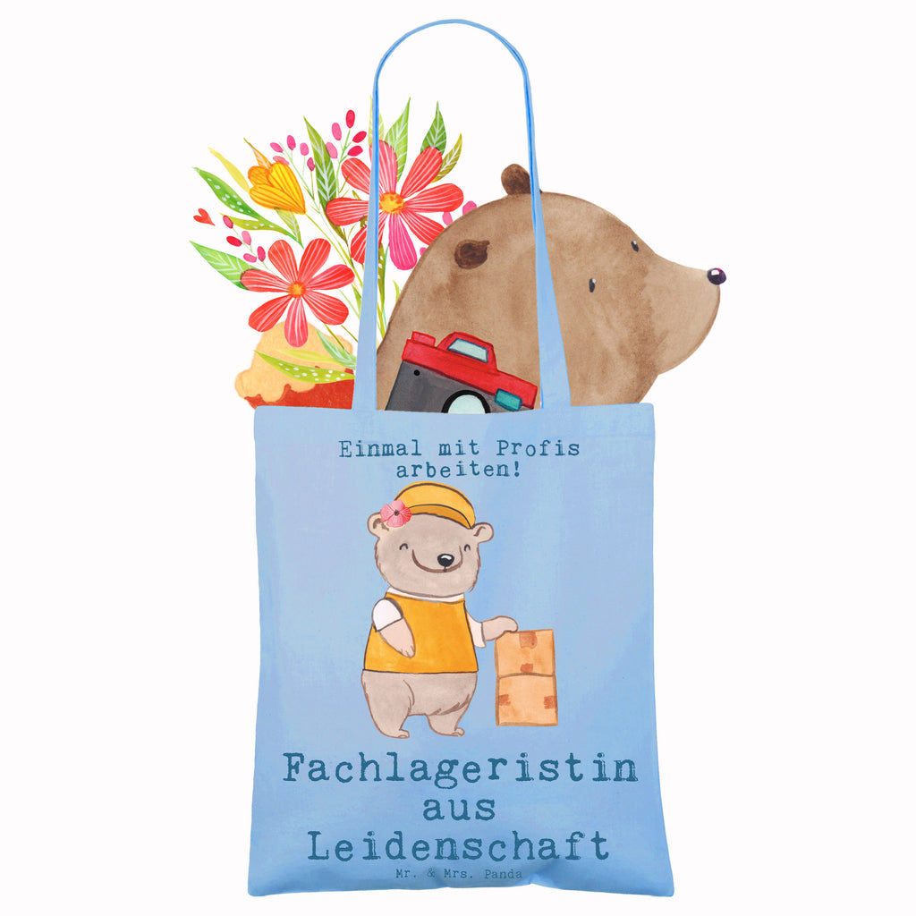 Tragetasche Fachlageristin aus Leidenschaft Beuteltasche, Beutel, Einkaufstasche, Jutebeutel, Stoffbeutel, Tasche, Shopper, Umhängetasche, Strandtasche, Schultertasche, Stofftasche, Tragetasche, Badetasche, Jutetasche, Einkaufstüte, Laptoptasche, Beruf, Ausbildung, Jubiläum, Abschied, Rente, Kollege, Kollegin, Geschenk, Schenken, Arbeitskollege, Mitarbeiter, Firma, Danke, Dankeschön, Lagerarbeiterin, Fachlageristin, Lageristin, Lagerverwalterin