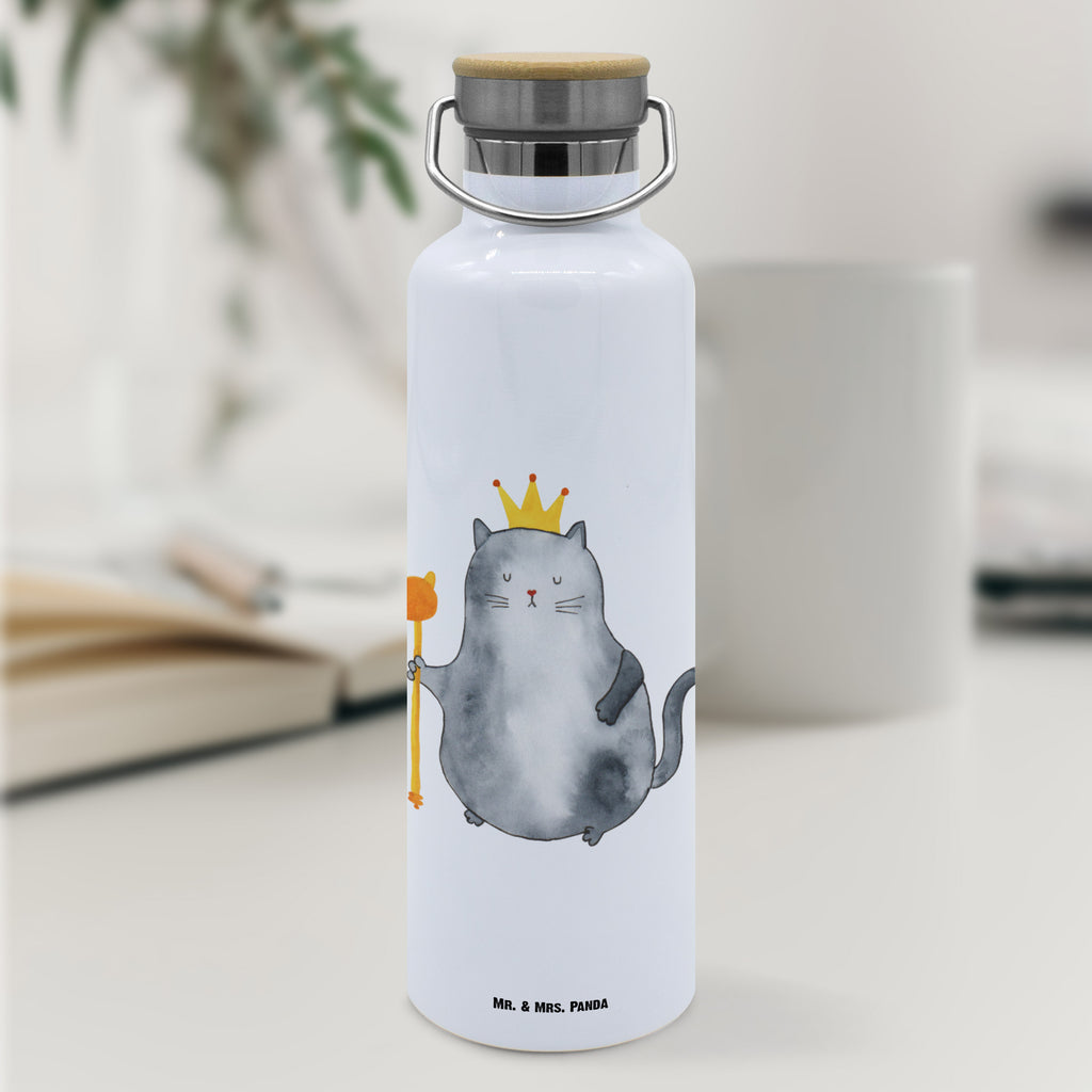 Trinkflasche Katze König Thermosflasche, Isolierflasche, Edelstahl, Trinkflasche, isoliert, Wamrhaltefunktion, Sportflasche, Flasche zum Sport, Sportlerflasche, Katze, Katzenmotiv, Katzenfan, Katzendeko, Katzenfreund, Katzenliebhaber, Katzenprodukte, Katzenartikel, Katzenaccessoires, Katzensouvenirs, Katzenliebhaberprodukte, Katzenmotive, Katzen, Kater, Mietze, Cat, Cats, Katzenhalter, Katzenbesitzerin, Haustier, König, Königin, Queen, Familie, Mietzhaus, Wohnung, erste eigenen Wohnung, Umzug, Einzug