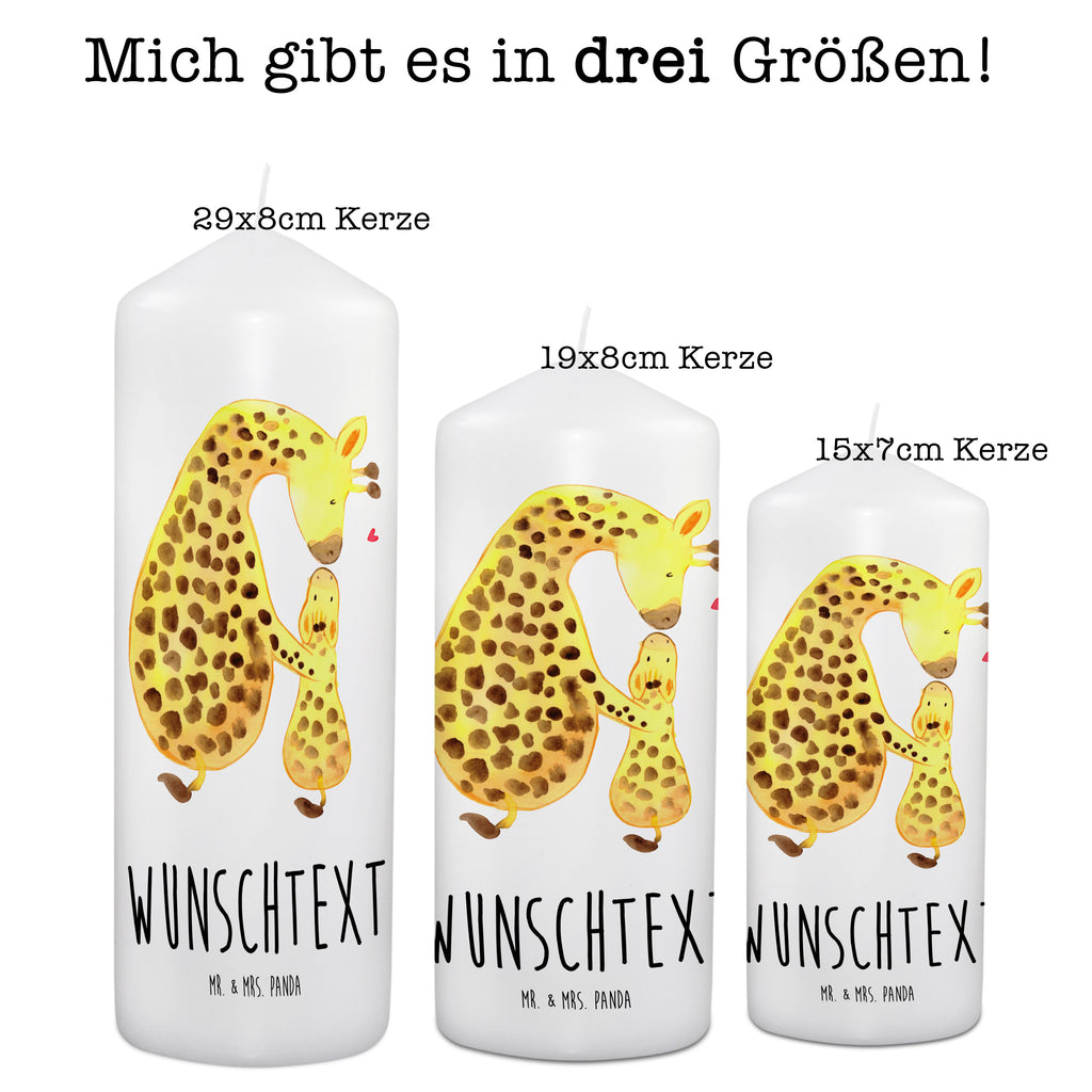 Personalisierte Kerze Giraffe Kind