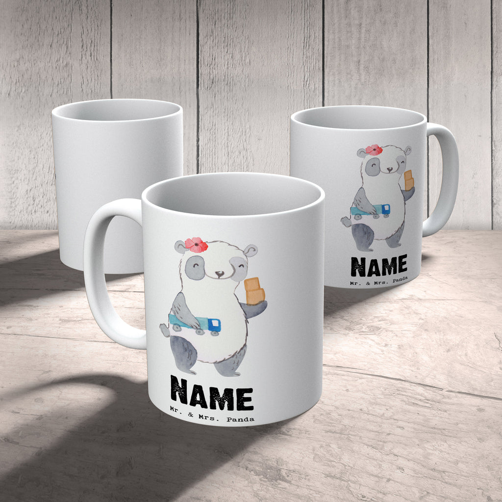 Personalisierte Tasse Speditionskauffrau mit Herz Personalisierte Tasse, Namenstasse, Wunschname, Personalisiert, Tasse, Namen, Drucken, Tasse mit Namen, Beruf, Ausbildung, Jubiläum, Abschied, Rente, Kollege, Kollegin, Geschenk, Schenken, Arbeitskollege, Mitarbeiter, Firma, Danke, Dankeschön