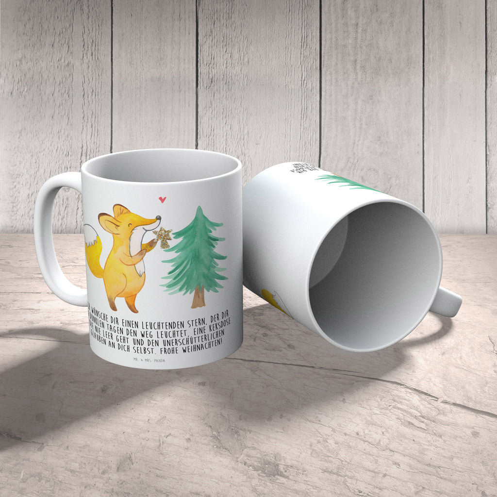 Tasse Fuchs  Weihnachtsbaum Tasse, Kaffeetasse, Teetasse, Becher, Kaffeebecher, Teebecher, Keramiktasse, Porzellantasse, Büro Tasse, Geschenk Tasse, Tasse Sprüche, Tasse Motive, Kaffeetassen, Tasse bedrucken, Designer Tasse, Cappuccino Tassen, Schöne Teetassen, Winter, Weihnachten, Weihnachtsdeko, Nikolaus, Advent, Heiligabend, Wintermotiv, Weihnachtsmann, Weihnachtstage, Fuchs, Schlittschuh, Weihnachtszeit, Weihnachtsdekoration