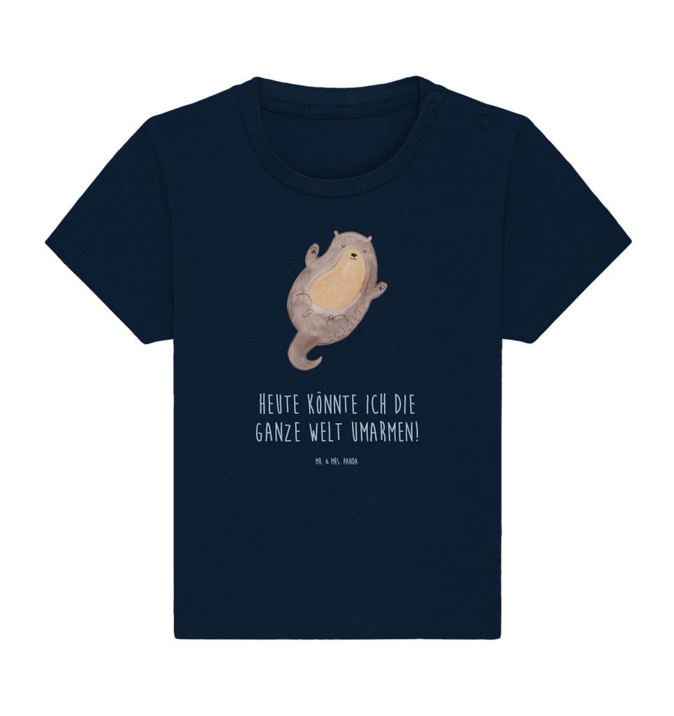 Organic Baby Shirt Otter Umarmen Baby T-Shirt, Jungen Baby T-Shirt, Mädchen Baby T-Shirt, Shirt, Otter, Fischotter, Seeotter, Otter Seeotter See Otter