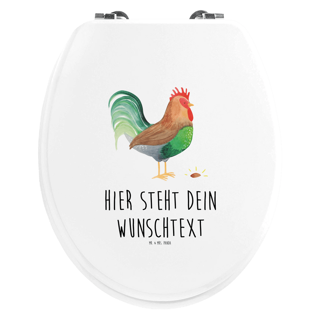 Personalisierter WC Sitz Motiv Hahn mit Korn Personalisierte Klobrille, Personalisierter Klodeckel, Personalisierter Toilettendeckel, Personalisierter WC-Sitz, Toilettendeckel mit Namen, WC Sitz mit Namen, Bauernhof, Hoftiere, Landwirt, Landwirtin, Hahn, Korn, Henne, Eier, Natur