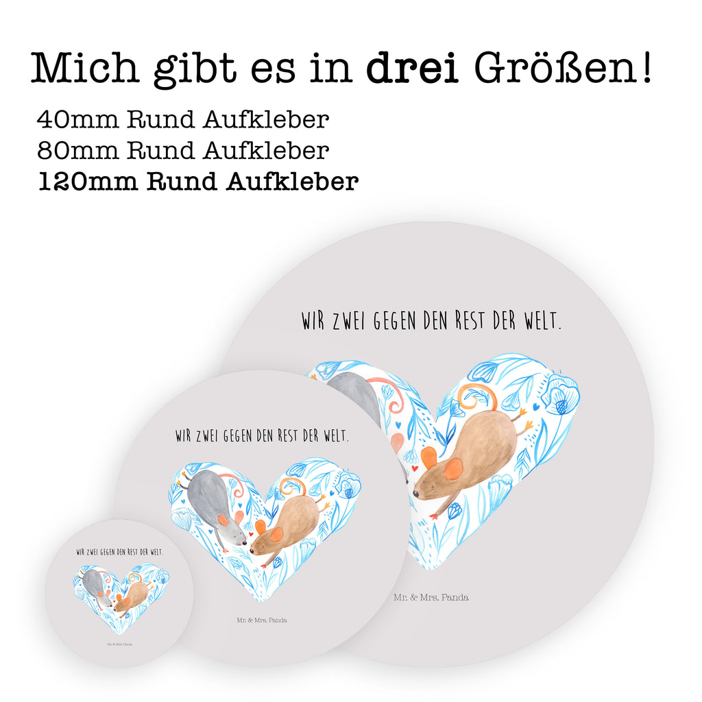 Rund Aufkleber Mäuse Herz Sticker, Aufkleber, Etikett, Liebe, Partner, Freund, Freundin, Ehemann, Ehefrau, Heiraten, Verlobung, Heiratsantrag, Liebesgeschenk, Jahrestag, Hocheitstag, Maus, Mäuse, Liebesbotschaft, Liebesbeweis, Hochzeit, Lieblingsmensch, Gemeinsamkeit, Love, Geschenk für zwei