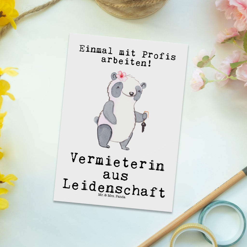 Postkarte Vermieterin aus Leidenschaft Postkarte, Karte, Geschenkkarte, Grußkarte, Einladung, Ansichtskarte, Geburtstagskarte, Einladungskarte, Dankeskarte, Ansichtskarten, Einladung Geburtstag, Einladungskarten Geburtstag, Beruf, Ausbildung, Jubiläum, Abschied, Rente, Kollege, Kollegin, Geschenk, Schenken, Arbeitskollege, Mitarbeiter, Firma, Danke, Dankeschön