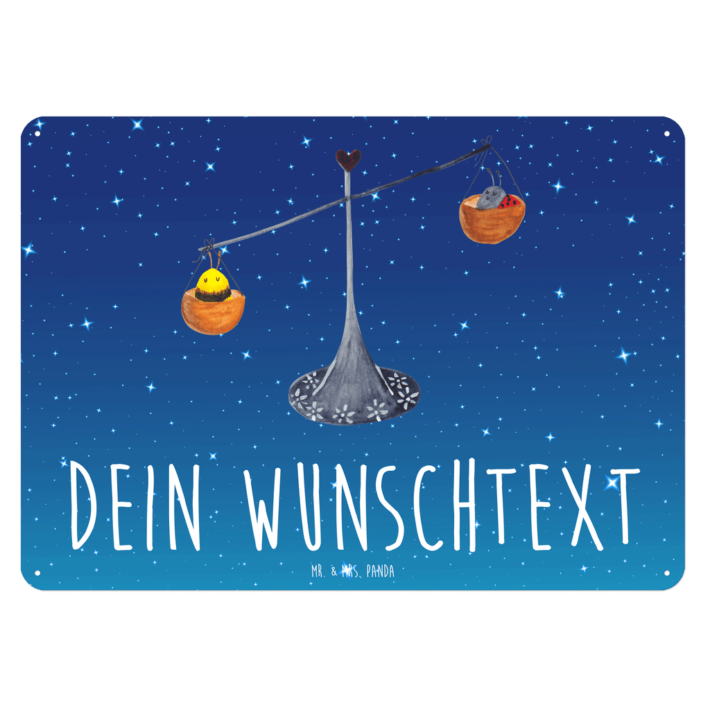 Personalisiertes Blechschild Sternzeichen Waage Blechschild, Metallschild, Geschenk Schild, Schild, Magnet-Metall-Schild, Deko Schild, Wandschild, Wand-Dekoration, Türschild, Tierkreiszeichen, Sternzeichen, Horoskop, Astrologie, Aszendent, Waage, Waage Geschenk, Waage Sternzeichen, Geschenk Oktober, Geschenk September, Geburtstag Oktober, Geburtstag September, Gleichgewicht, Marienkäfer, Hummel, Biene