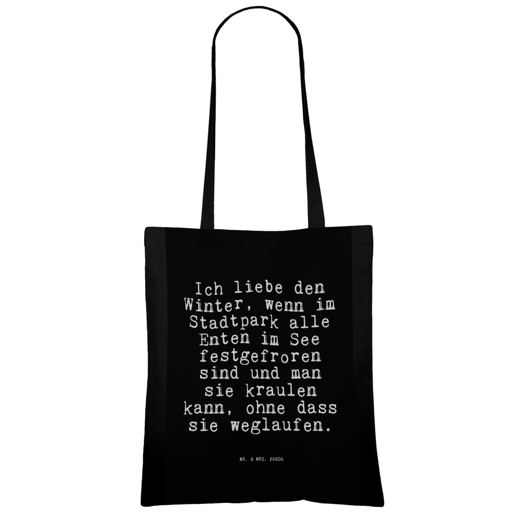 Tragetasche Ich liebe den Winter,... Beuteltasche, Beutel, Einkaufstasche, Jutebeutel, Stoffbeutel, Tasche, Shopper, Umhängetasche, Strandtasche, Schultertasche, Stofftasche, Tragetasche, Badetasche, Jutetasche, Einkaufstüte, Laptoptasche, Spruch, Sprüche, lustige Sprüche, Weisheiten, Zitate, Spruch Geschenke, Spruch Sprüche Weisheiten Zitate Lustig Weisheit Worte