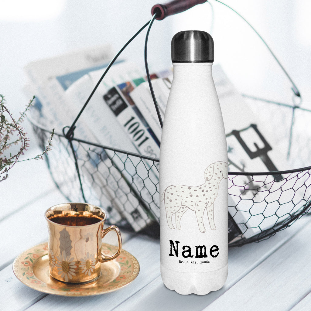 Personalisierte Thermosflasche Dalmatiner Lebensretter Personalisierte Isolierflasche, Personalisierte Thermoflasche, Personalisierte Trinkflasche, Trinkflasche Mit Namen, Wunschname, Bedrucken, Namensflasche, Hund, Hunderasse, Rassehund, Hundebesitzer, Geschenk, Tierfreund, Schenken, Welpe, Dalmatiner, Dalmatinac