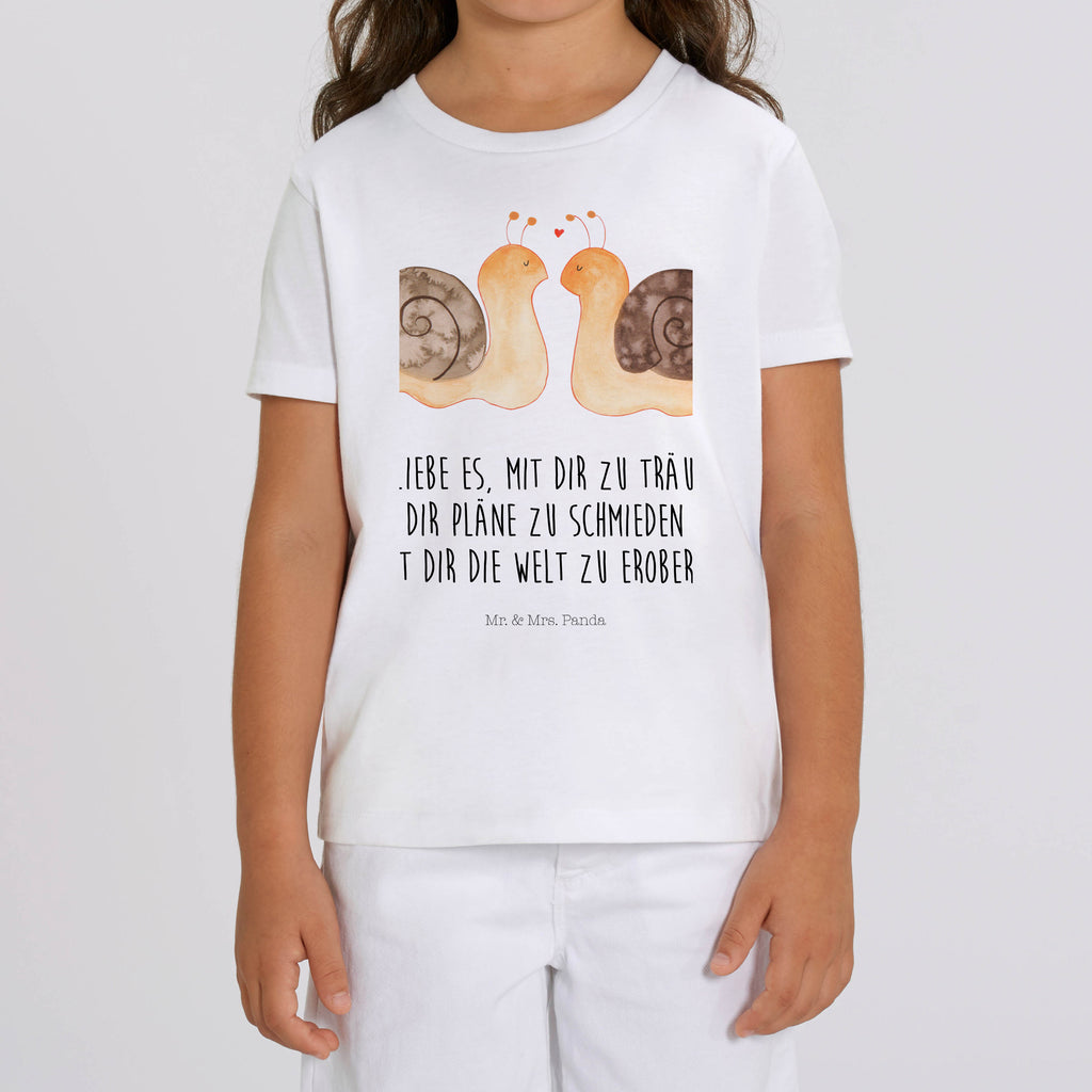 Organic Kinder T-Shirt Schnecken Liebe Kinder T-Shirt, Kinder T-Shirt Mädchen, Kinder T-Shirt Jungen, Liebe, Partner, Freund, Freundin, Ehemann, Ehefrau, Heiraten, Verlobung, Heiratsantrag, Liebesgeschenk, Jahrestag, Hocheitstag