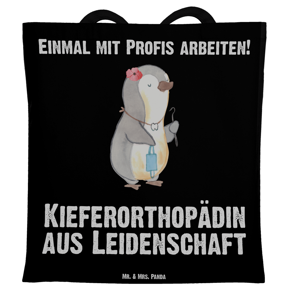 Tragetasche Kieferorthopädin aus Leidenschaft Beuteltasche, Beutel, Einkaufstasche, Jutebeutel, Stoffbeutel, Tasche, Shopper, Umhängetasche, Strandtasche, Schultertasche, Stofftasche, Tragetasche, Badetasche, Jutetasche, Einkaufstüte, Laptoptasche, Beruf, Ausbildung, Jubiläum, Abschied, Rente, Kollege, Kollegin, Geschenk, Schenken, Arbeitskollege, Mitarbeiter, Firma, Danke, Dankeschön