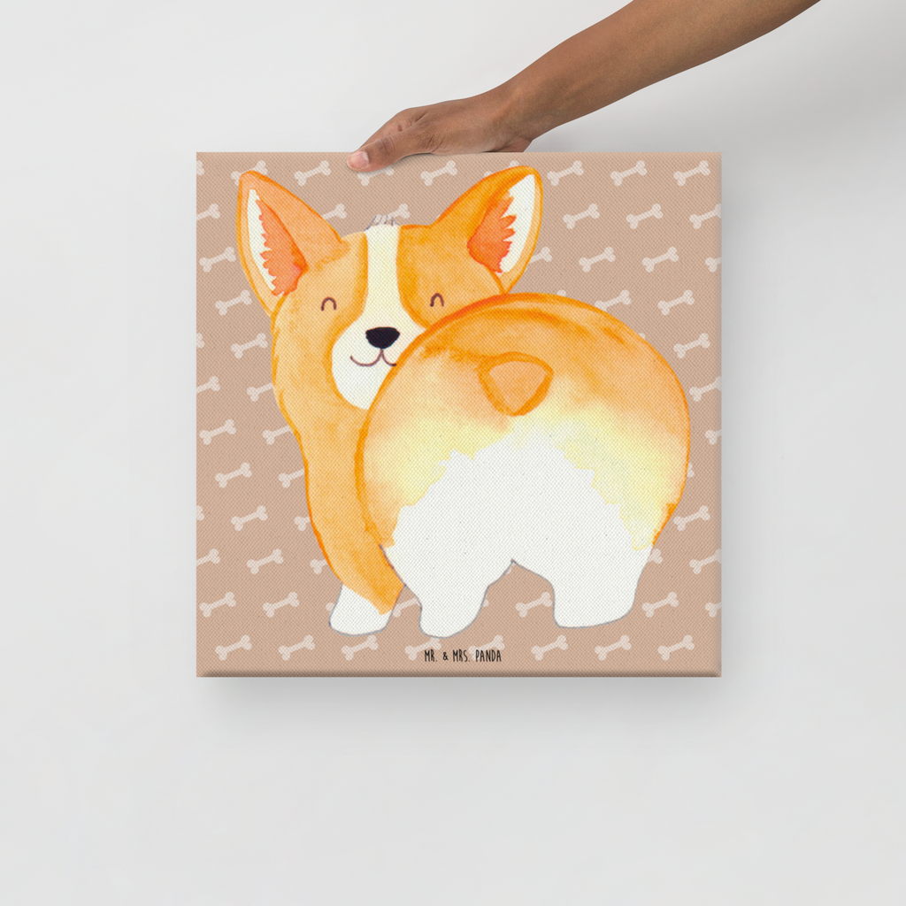 Leinwand Bild Corgi Po Leinwand, Bild, Kunstdruck, Wanddeko, Dekoration, Hund, Hundemotiv, Haustier, Hunderasse, Tierliebhaber, Hundebesitzer, Sprüche, Corgie, Hundeliebe, Motivation, Selbstliebe, Spruch