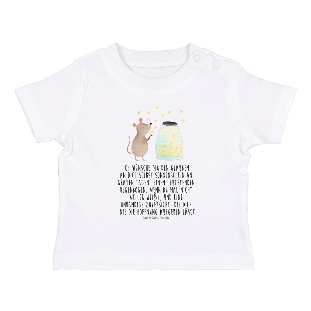 Organic Baby Shirt Maus Sterne Baby T-Shirt, Jungen Baby T-Shirt, Mädchen Baby T-Shirt, Shirt, Tiermotive, Gute Laune, lustige Sprüche, Tiere, Maus, Sterne, Wunsch, Kind, Taufe, Taufgeschenk, Geburt, Schwangerschaft, erstes Kind, Kindergeburtstag, Geburtstag, Hoffnung, Träume