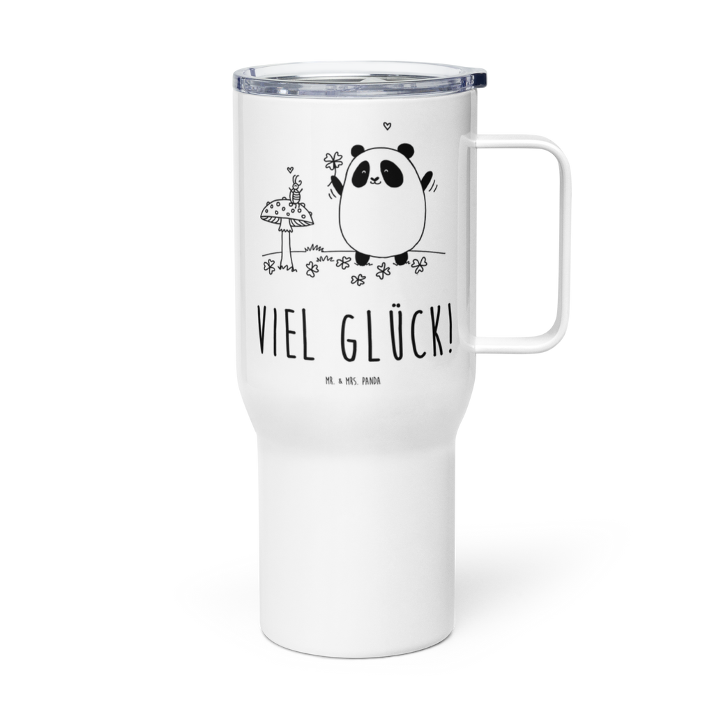 XXL Thermobecher Panda Glück Thermobecher, XL Thermobecher, Reisebecher, XL Reisetasse, Großer Thermobecher, Autobecher, Jumbo Becher