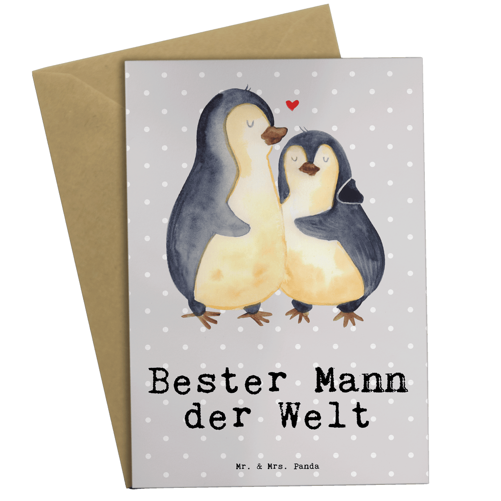 Grußkarte Pinguin Bester Mann der Welt Grußkarte, Klappkarte, Einladungskarte, Glückwunschkarte, Hochzeitskarte, Geburtstagskarte, Karte, für, Dankeschön, Geschenk, Schenken, Geburtstag, Geburtstagsgeschenk, Geschenkidee, Danke, Bedanken, Mitbringsel, Freude machen, Geschenktipp, Ehemann, Beste, Mann, Partner, Freund, Traummann, Liebling, Ehepartner, Ehe, Gatte, Lebensgefährte, Bräutigam, Kleinigkeit