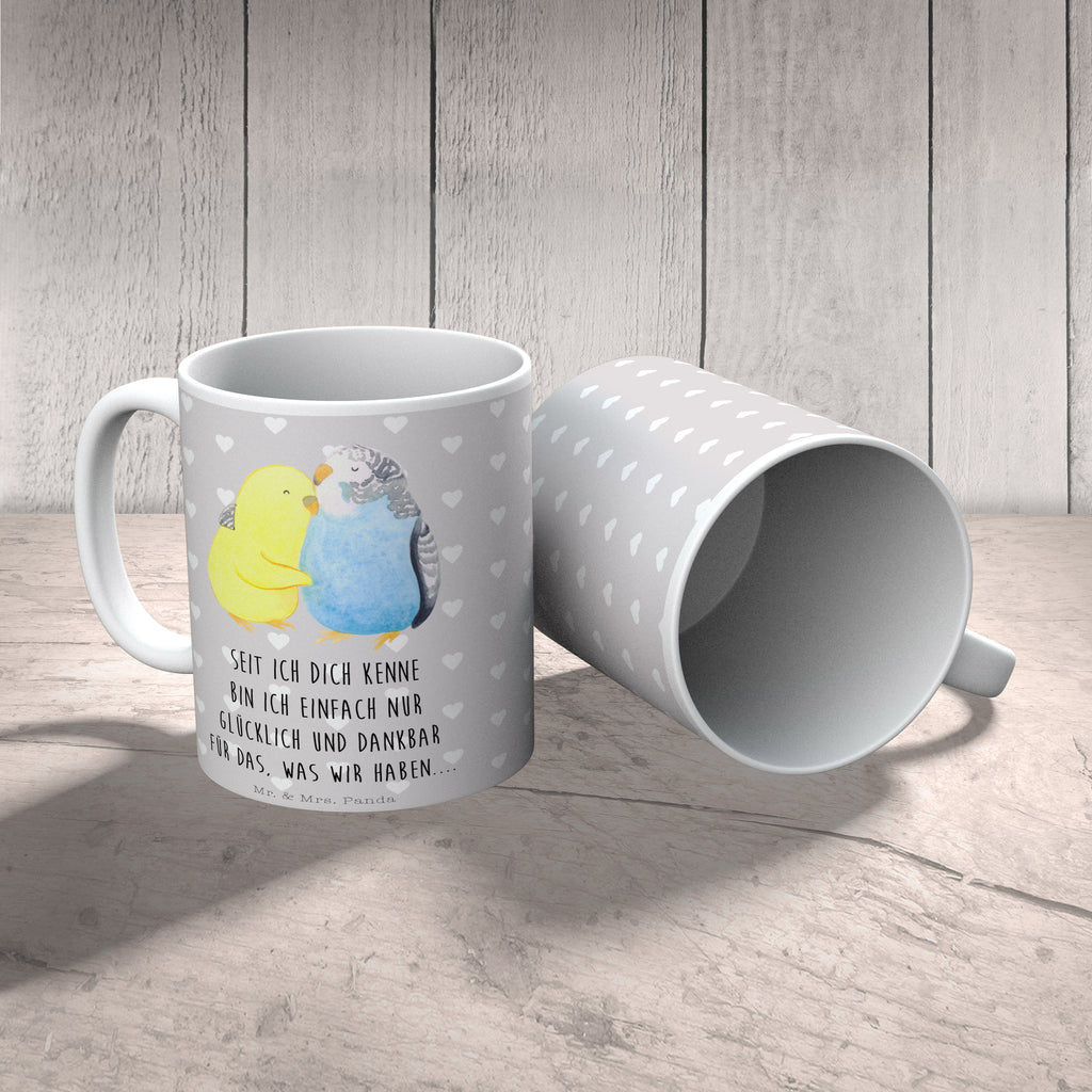 Tasse Wellensittich Liebe Tasse, Kaffeetasse, Teetasse, Becher, Kaffeebecher, Teebecher, Keramiktasse, Porzellantasse, Büro Tasse, Geschenk Tasse, Tasse Sprüche, Tasse Motive, Kaffeetassen, Tasse bedrucken, Designer Tasse, Cappuccino Tassen, Schöne Teetassen, Liebe, Partner, Freund, Freundin, Ehemann, Ehefrau, Heiraten, Verlobung, Heiratsantrag, Liebesgeschenk, Jahrestag, Hocheitstag, Vögel, Wellensittich, Nähe, Kuscheln, Vertrauen